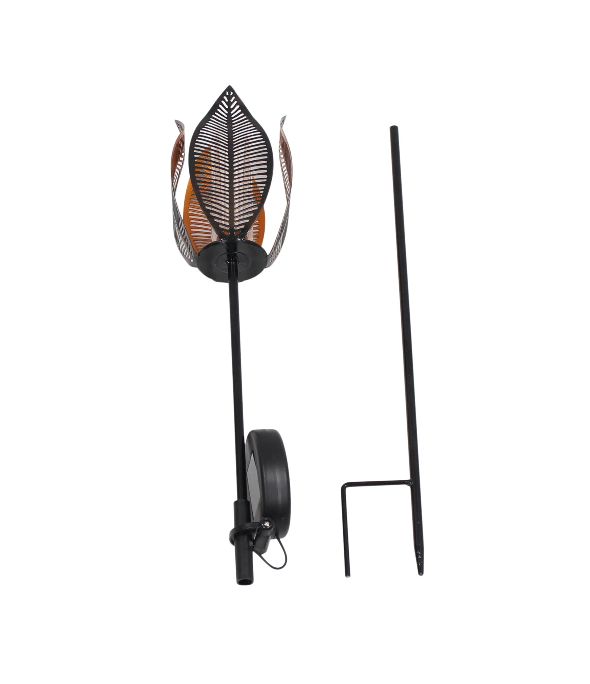 Solarstecker "Blume"  im Frank Flechtwaren Online Shop für Gartenbeleuchtung kaufen