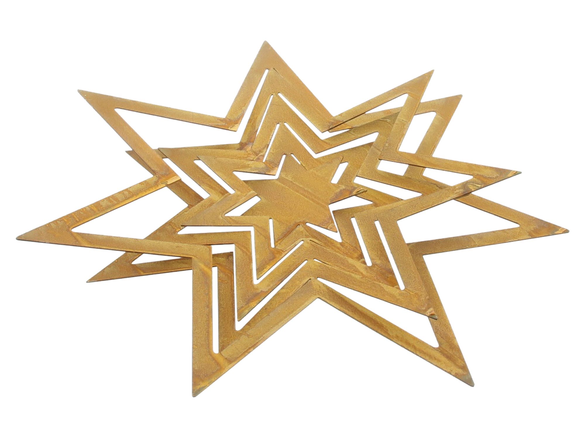 Sternhänger "Rost"  im Frank Flechtwaren Online Shop für Weihnachten kaufen