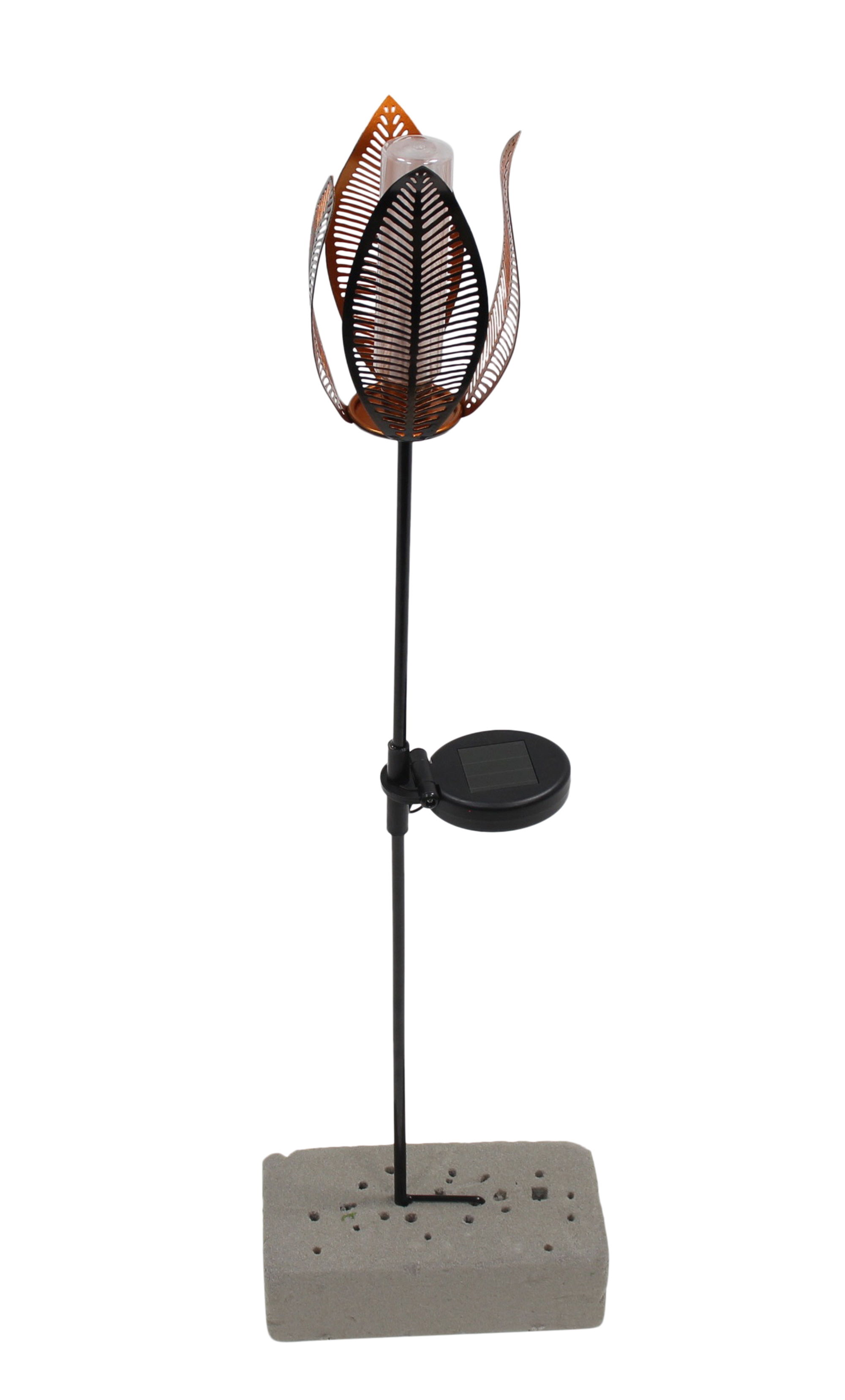 Solarstecker "Blume"  im Frank Flechtwaren Online Shop für Gartenbeleuchtung kaufen
