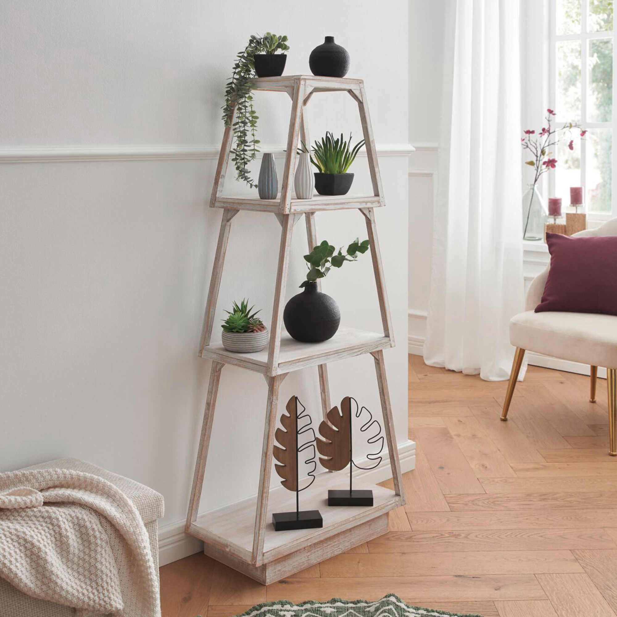 Steckregal "Shabby-Brown"  im Frank Flechtwaren Online Shop kaufen