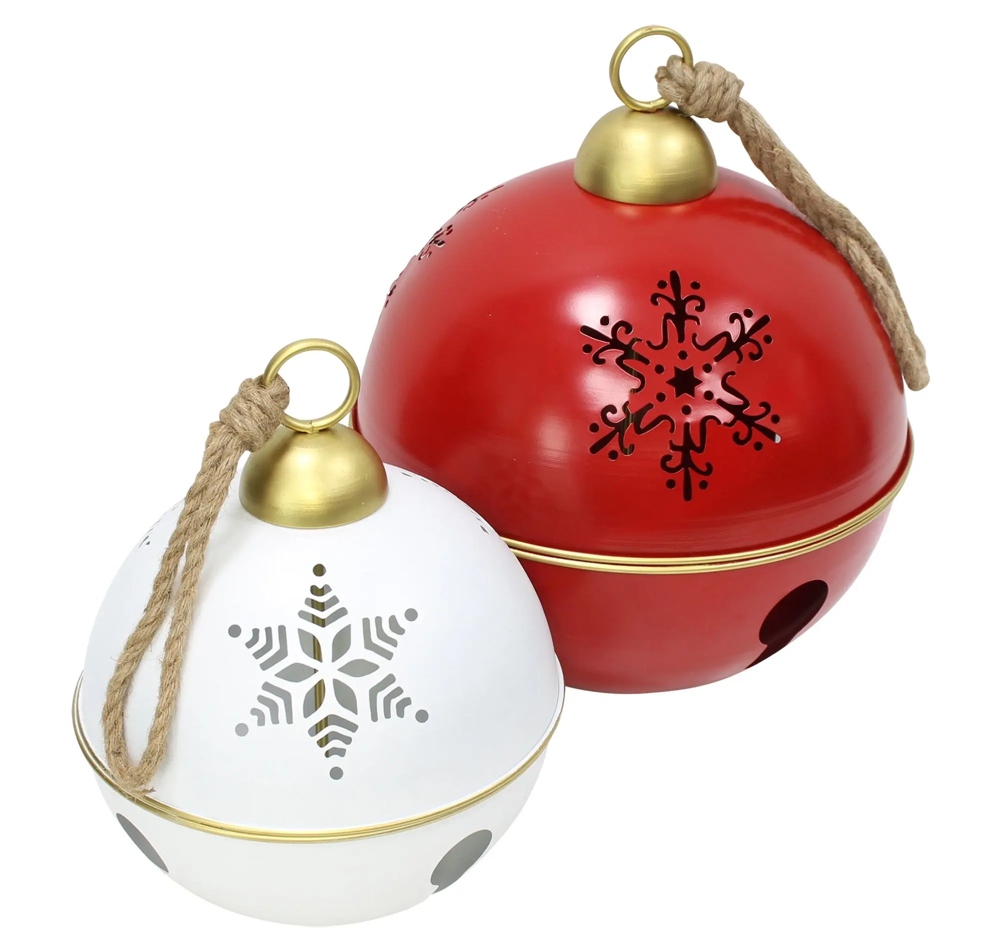 Weihnachtsglocke "Maxi", 2er Set  im Frank Flechtwaren Online Shop für Dekohänger  kaufen
