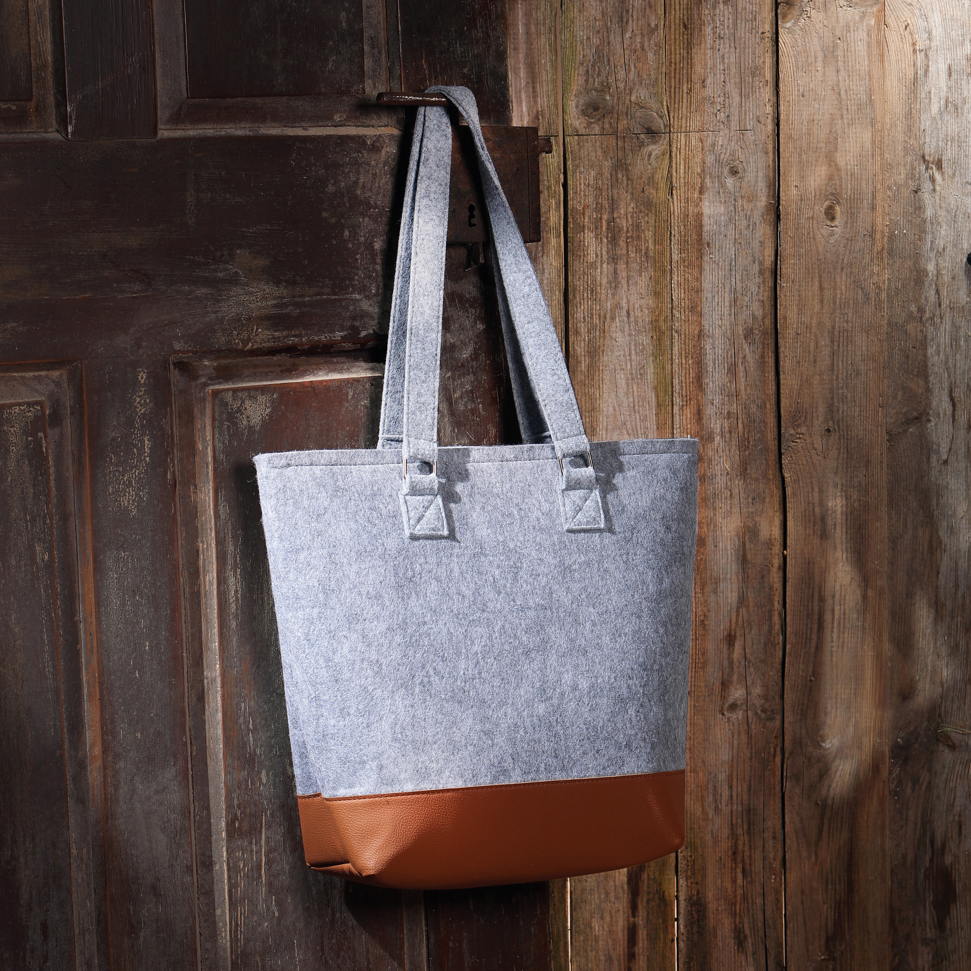 Tasche "Cognac Grey"  im Frank Flechtwaren Online Shop kaufen