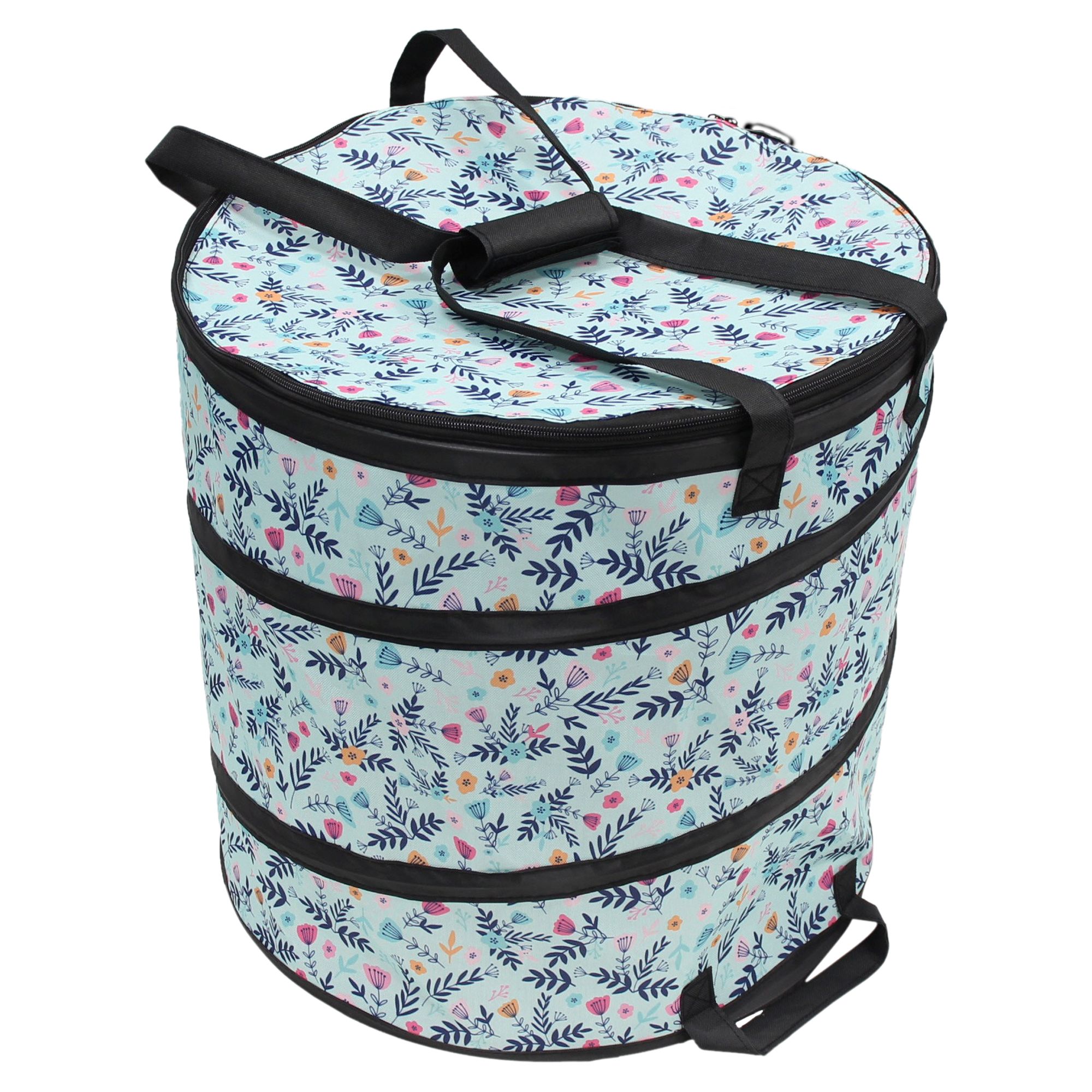 Pop-up-Laubsammler "Floral"  im Frank Flechtwaren Online Shop für Beetbegrenzung &amp; Zäune kaufen