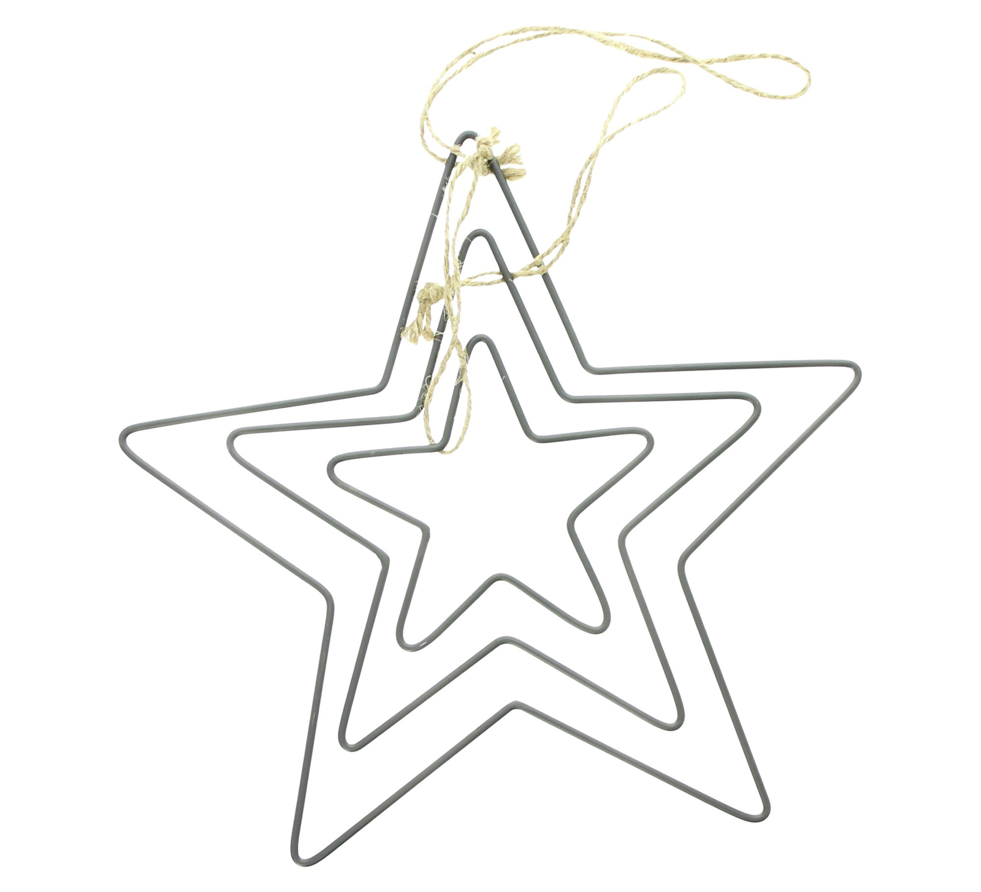 Hänger "Stern", 3er Set  im Frank Flechtwaren Online Shop für Weihnachten kaufen