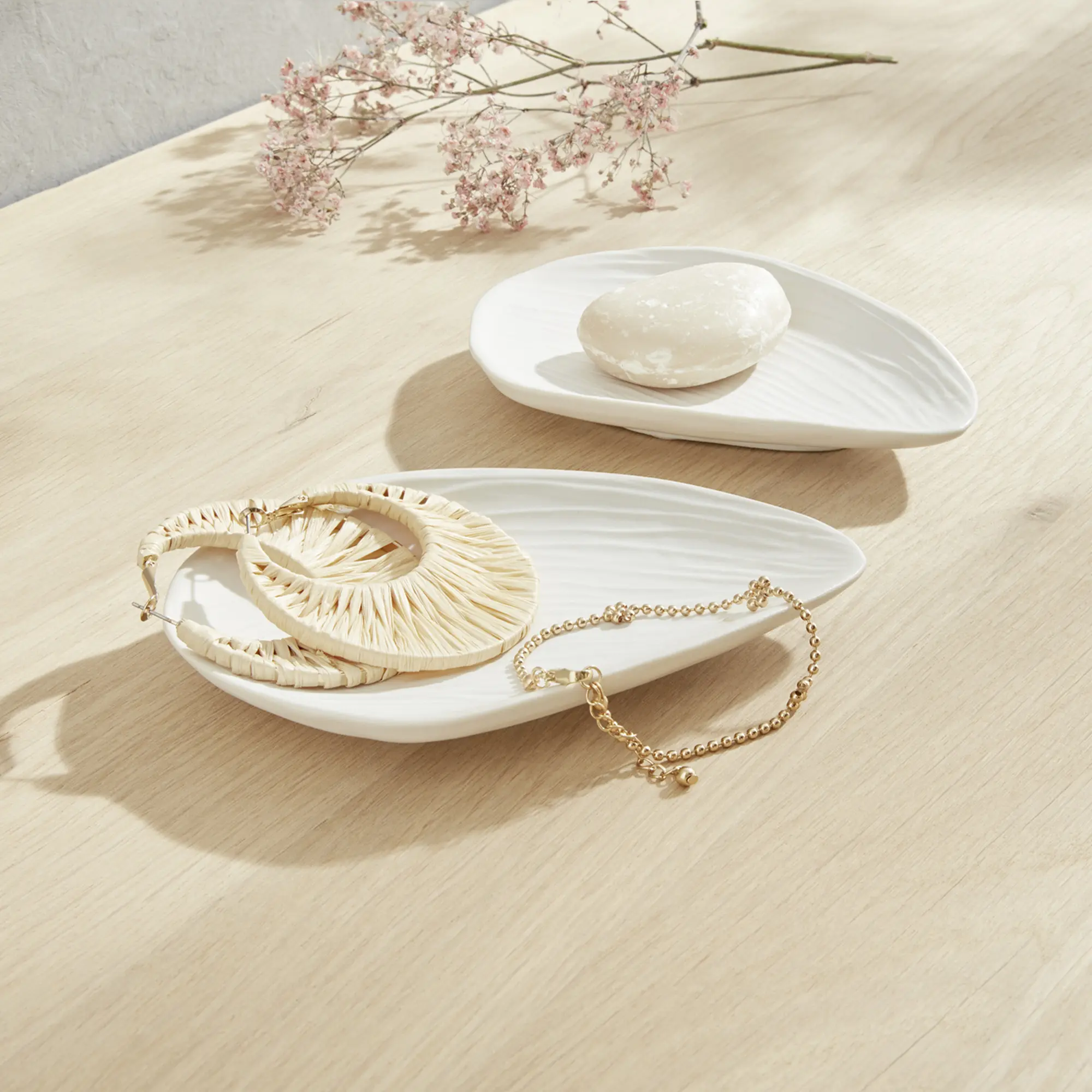 Seifenschale "Muschel", 2er Set  im Frank Flechtwaren Online Shop kaufen