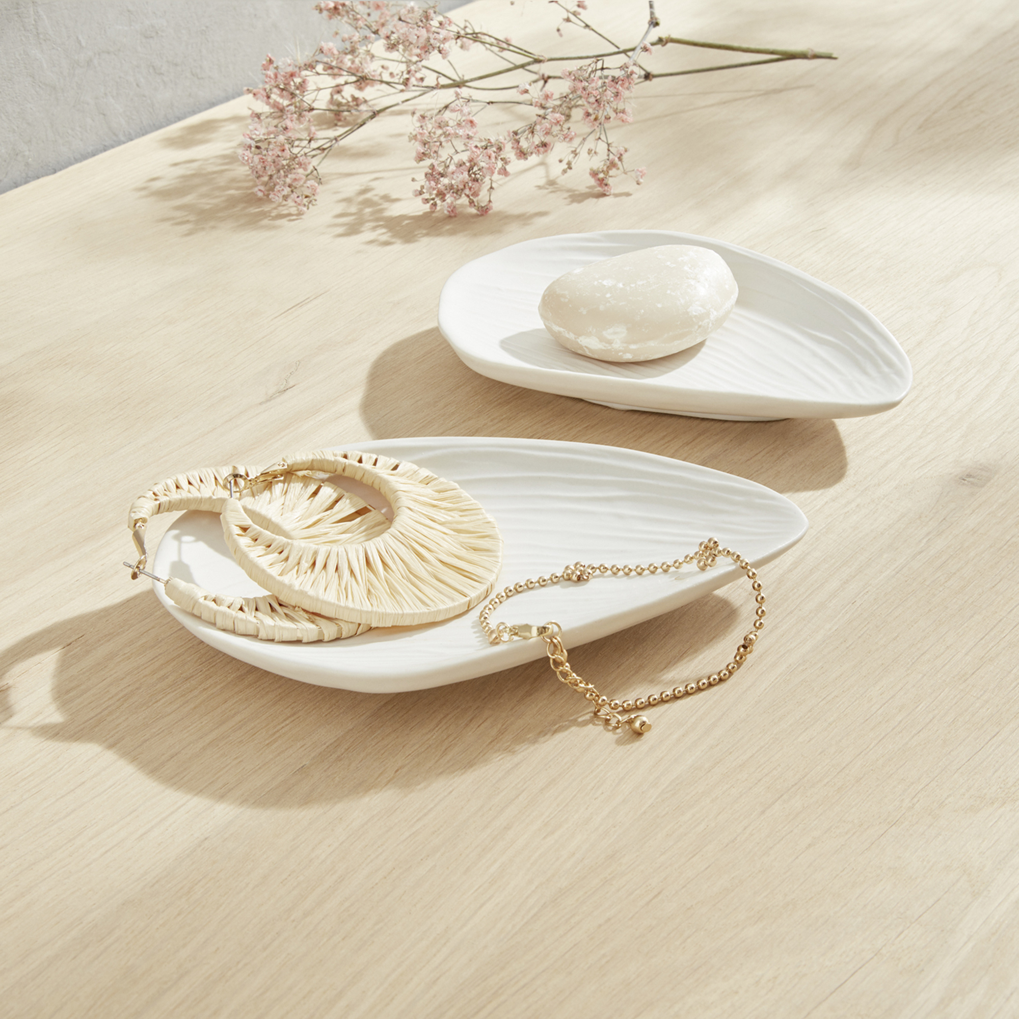 Seifenschale "Muschel", 2er Set  im Frank Flechtwaren Online Shop kaufen