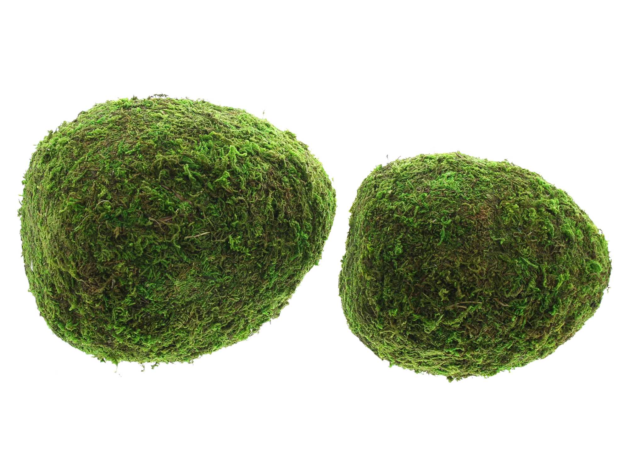 Deko-Ei "Moos", 2er Set  im Frank Flechtwaren Online Shop für Ostereier kaufen