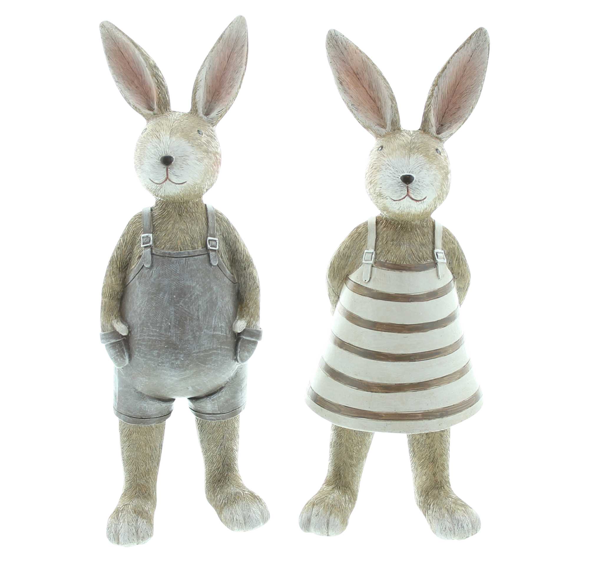 Hase "Lio &amp; Mia", 2er Set  im Frank Flechtwaren Online Shop für Hasen &amp; Co kaufen