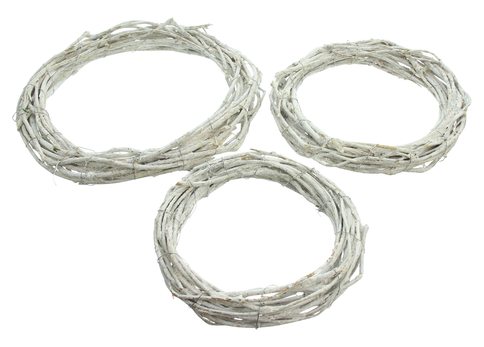 Kranz "White", 3er Set  im Frank Flechtwaren Online Shop für Herbst kaufen