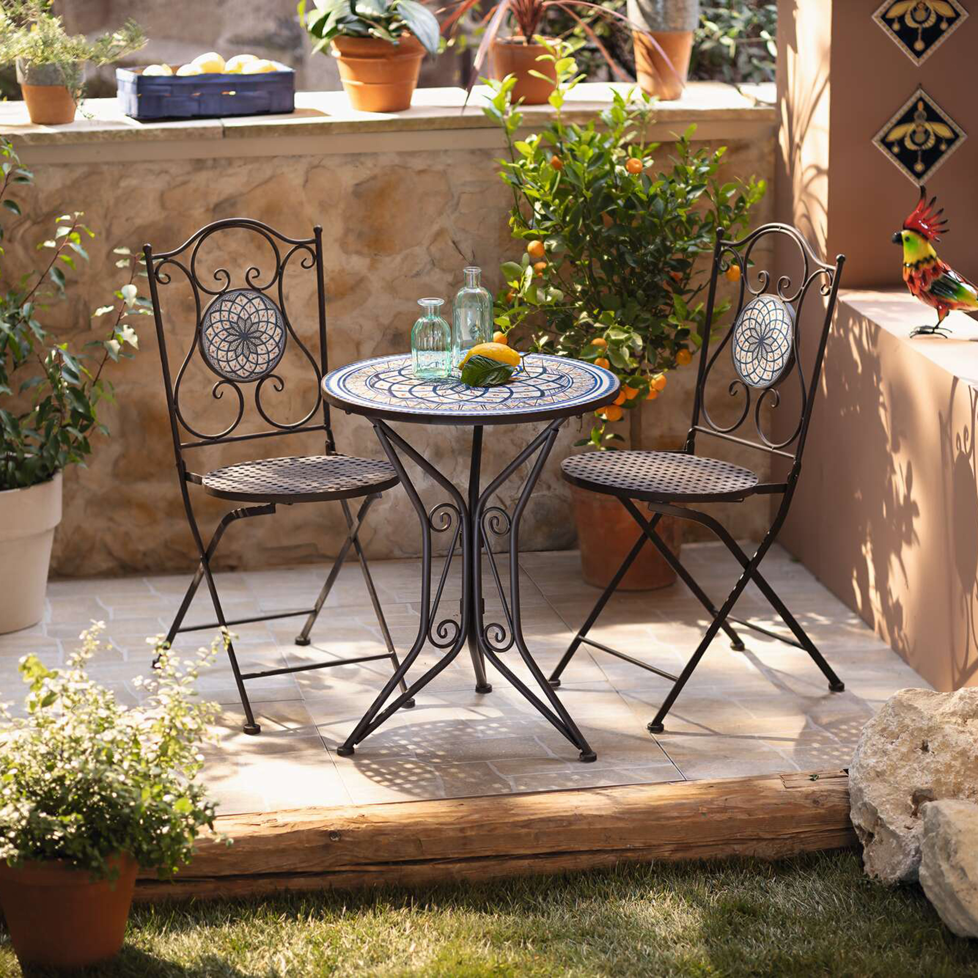 Bistro-Set "Mia Mare", 3tlg.  im Frank Flechtwaren Online Shop kaufen