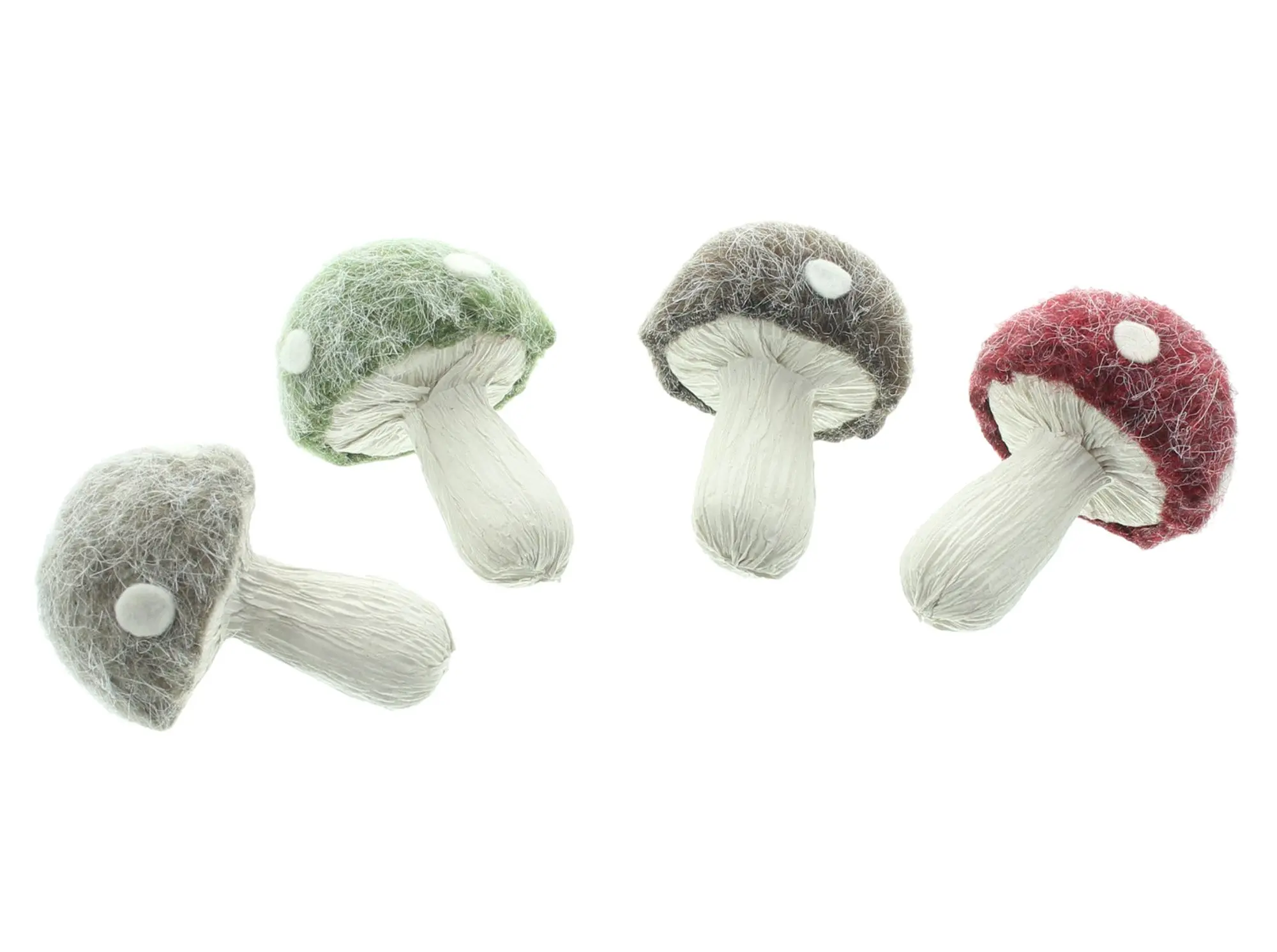 Deko-Hänger "Pilzchen", 4er Set  im Frank Flechtwaren Online Shop kaufen