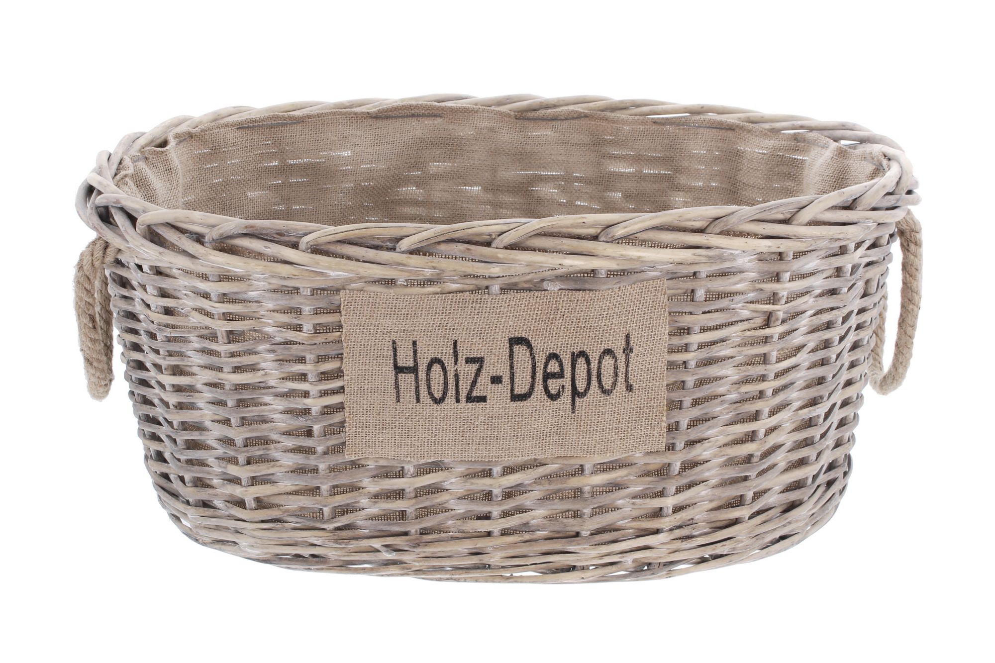 Aufbewahrungskorb "Holz-Depot" im Frank Flechtwaren Online Shop für Füllkörbe & Universalkörbe kaufen Aufbewahrungskorb "Holz-Depot" im Frank Flechtwaren Online Shop für Füllkörbe & Universalkörbe kaufen