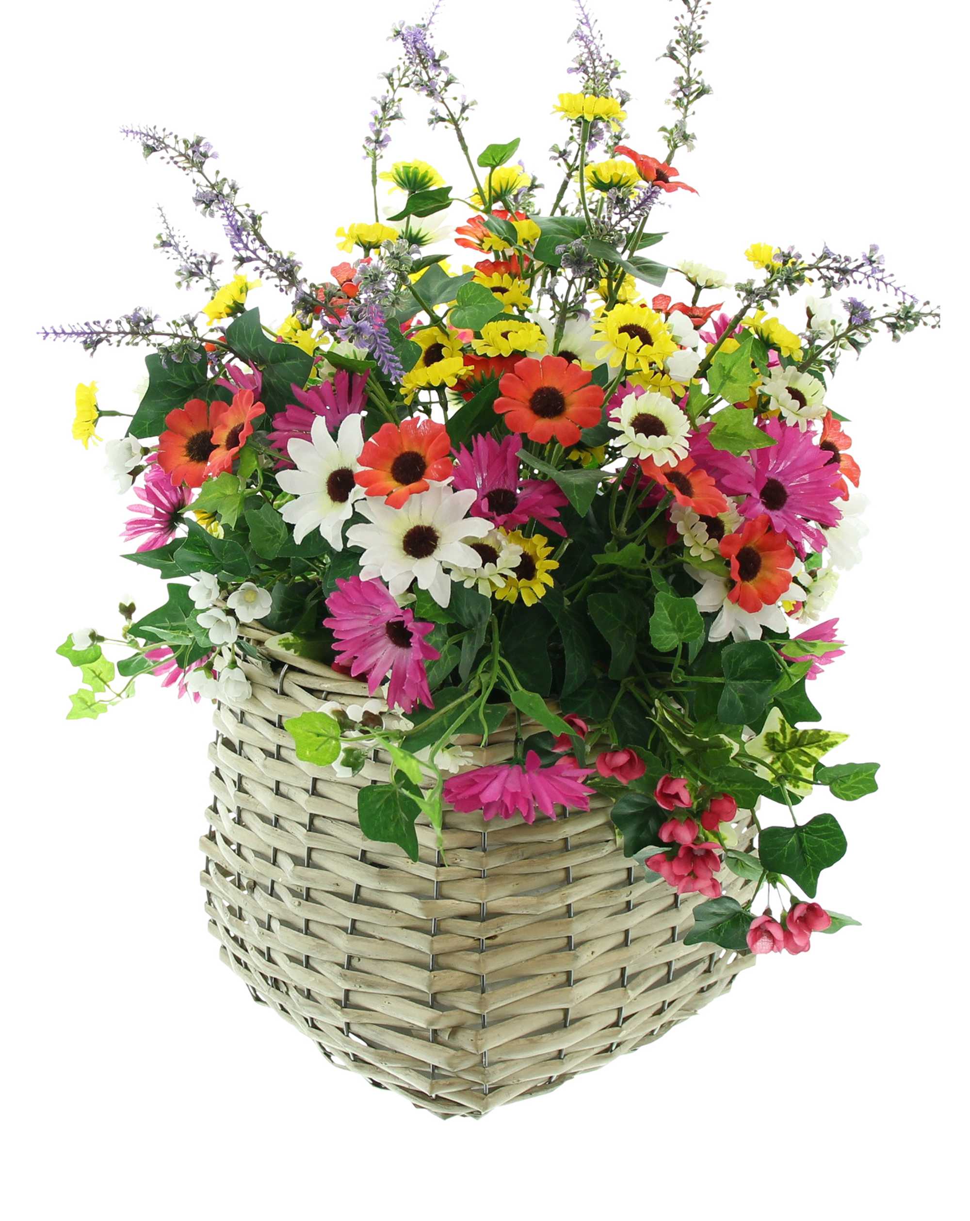 Blumengesteck im Korb "Farbenpracht" im Frank Flechtwaren Online Shop für Kunstpflanzen kaufen Blumengesteck im Korb "Farbenpracht" im Frank Flechtwaren Online Shop für Kunstpflanzen kaufen
