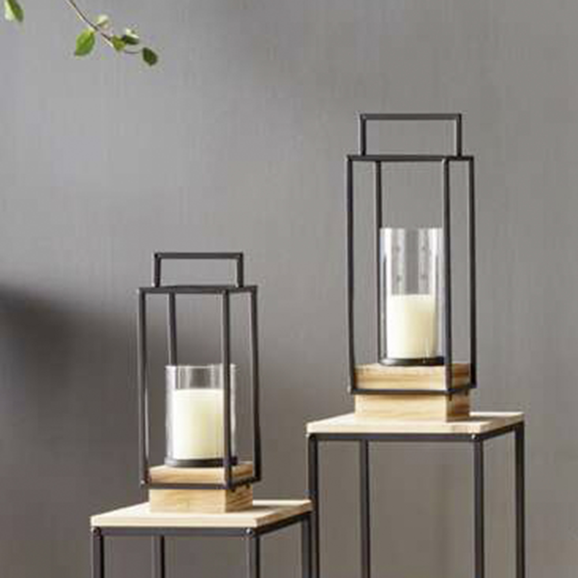 Laterne "Industrial Modern", 2er Set  im Frank Flechtwaren Online Shop kaufen