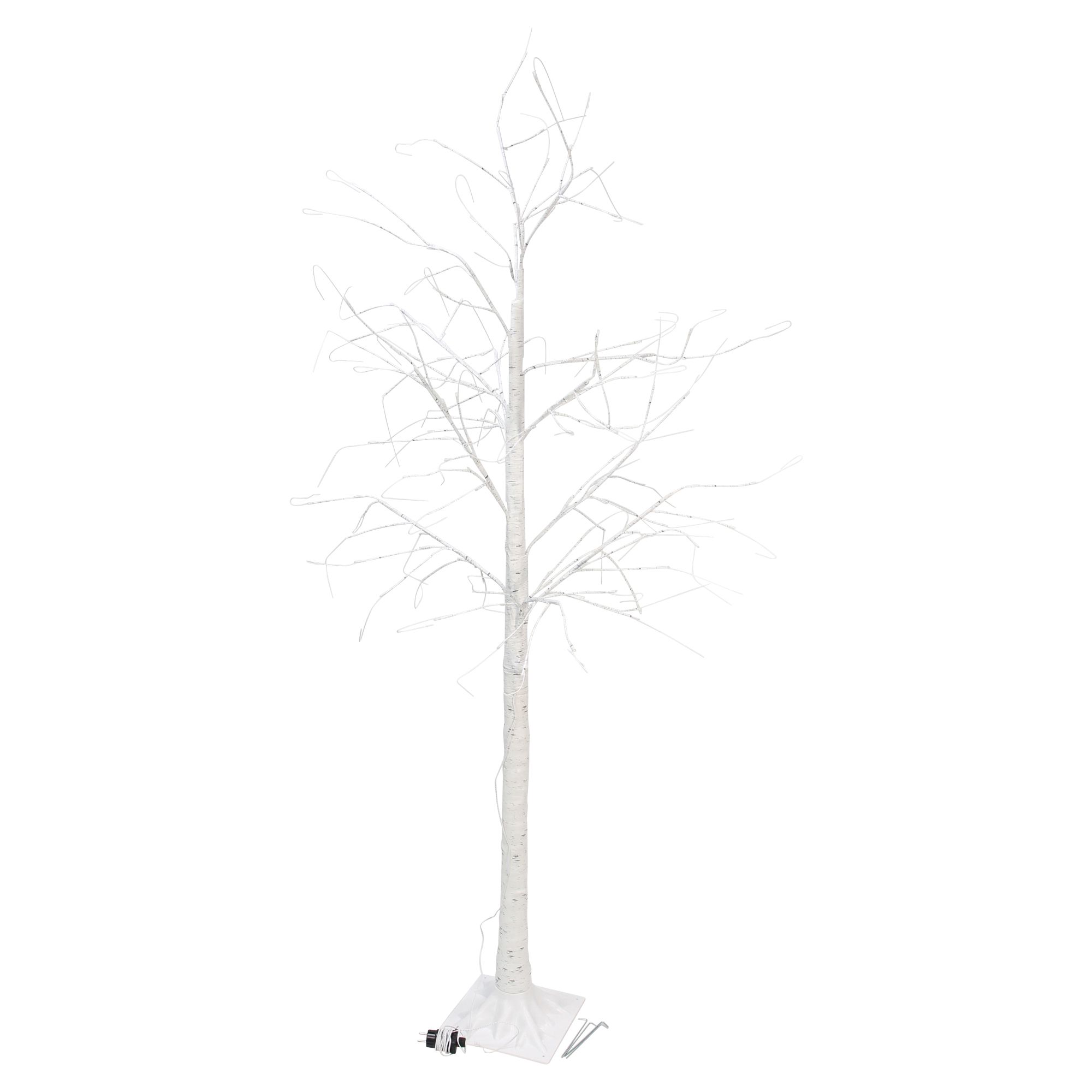 Großer LED-Baum "White Christmas"  im Frank Flechtwaren Online Shop für Weihnachtliche LED-Deko kaufen