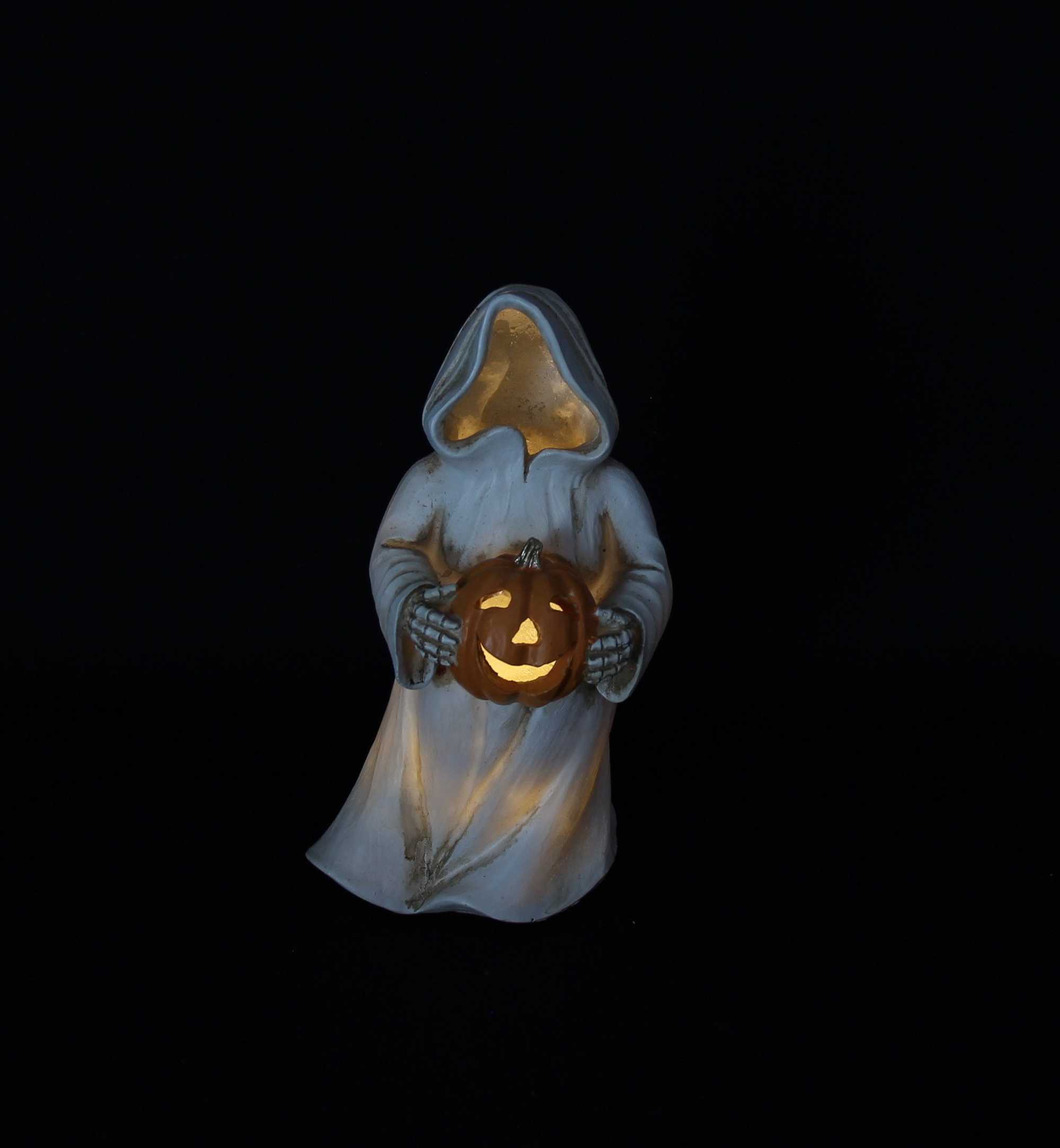 LED-Geist "Kürbis"  im Frank Flechtwaren Online Shop für Herbst kaufen