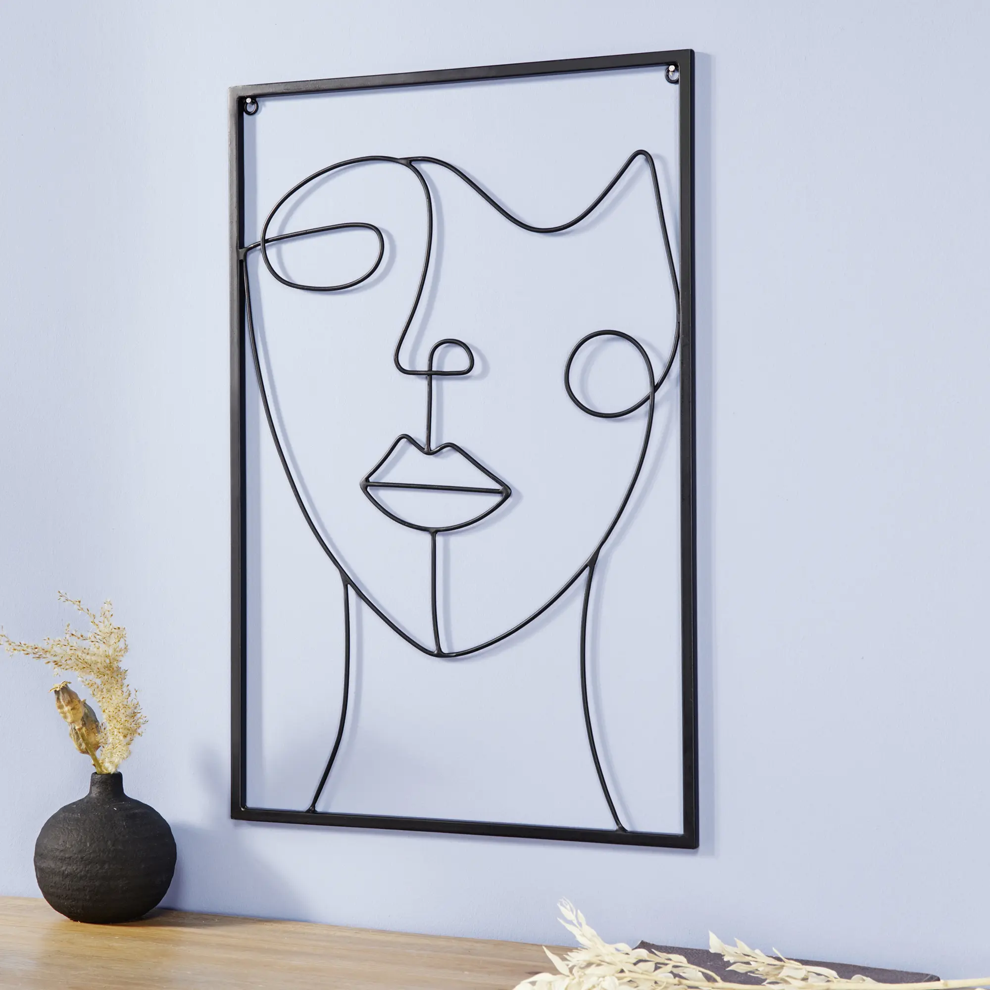 Metallbild "Madame"  im Frank Flechtwaren Online Shop kaufen