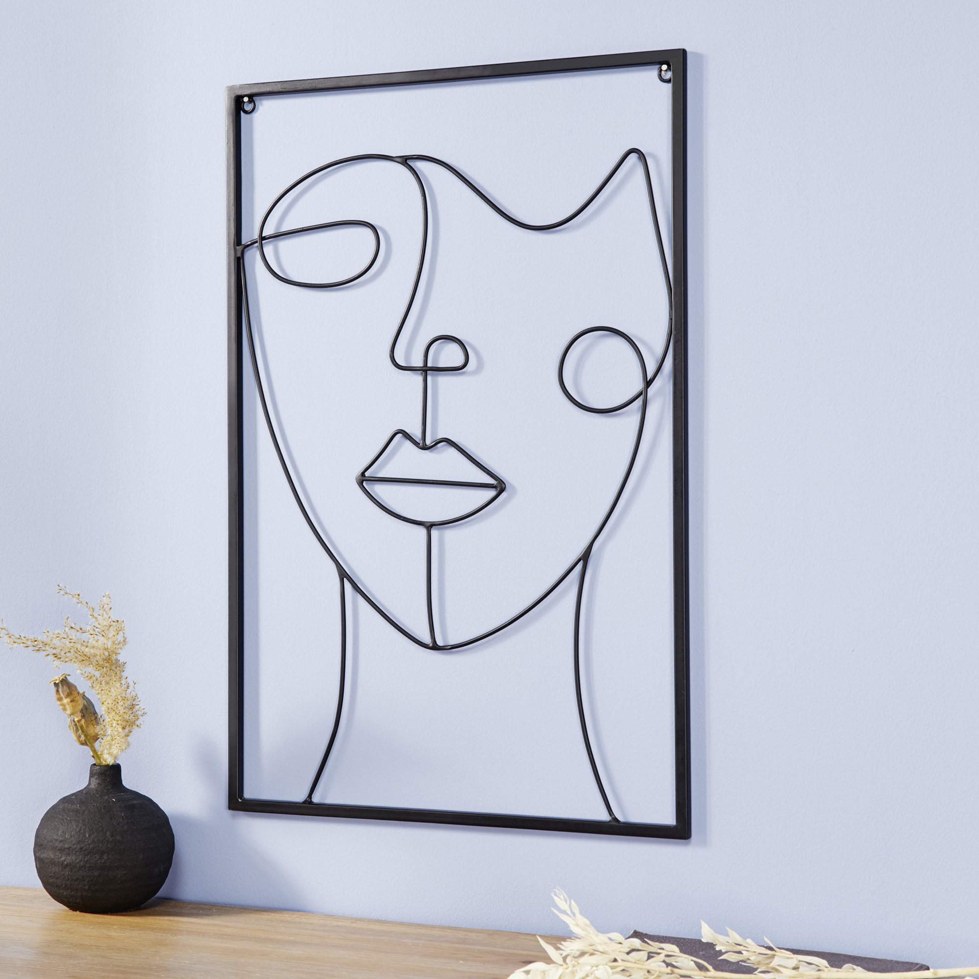 Metallbild "Madame"  im Frank Flechtwaren Online Shop kaufen