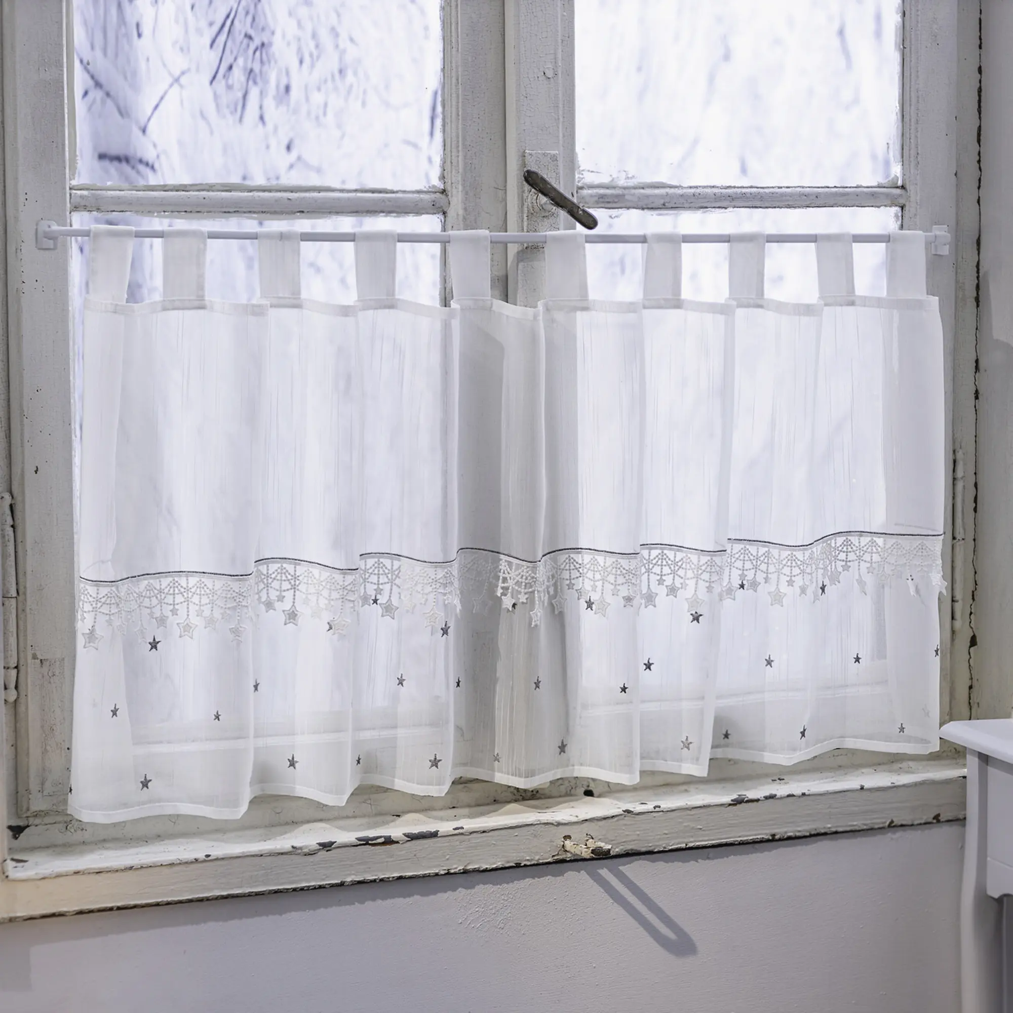 Fenstervorhang "Little Stars"  im Frank Flechtwaren Online Shop kaufen