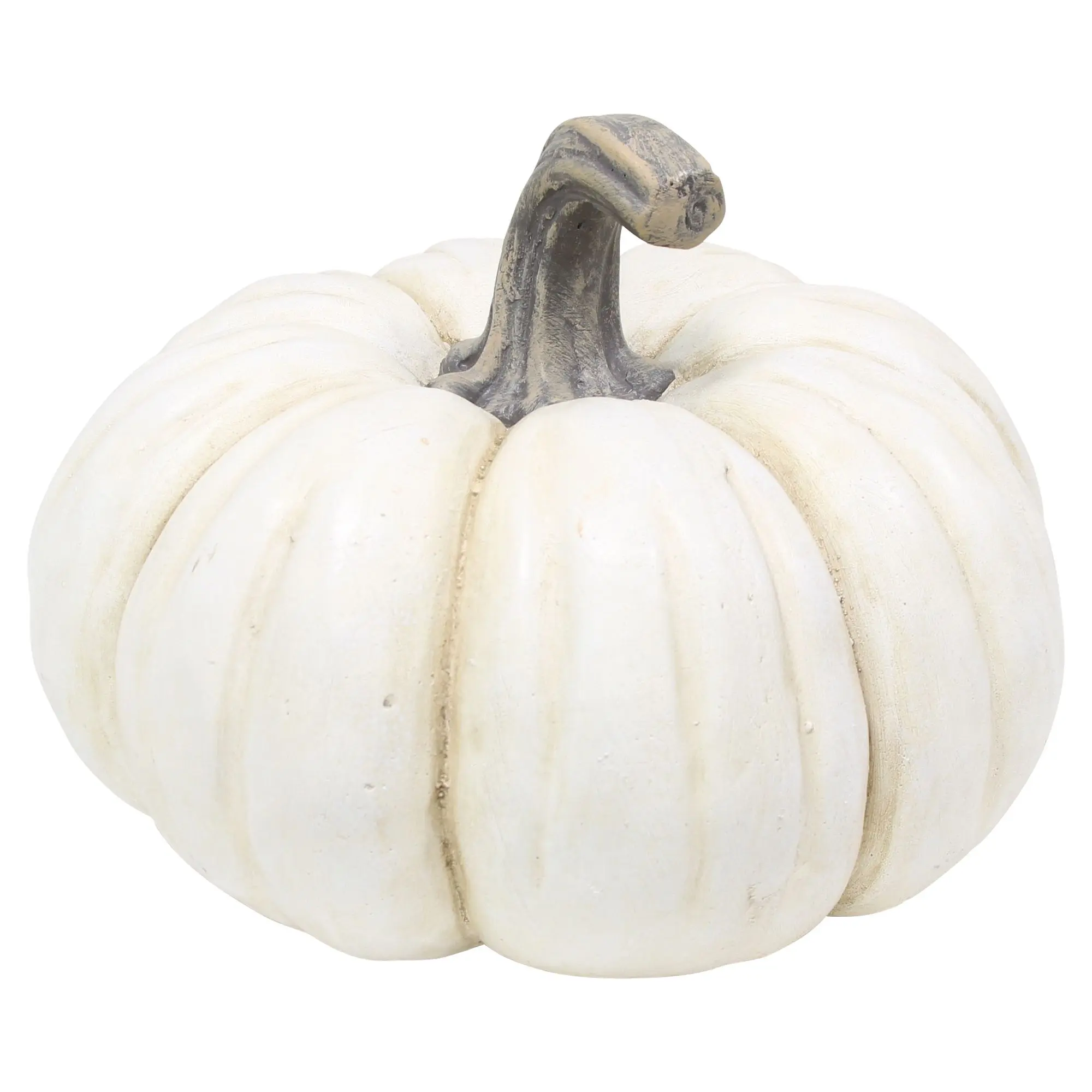 Deko-Kürbis "White Pumpkin"  im Frank Flechtwaren Online Shop für Dekokürbisse kaufen