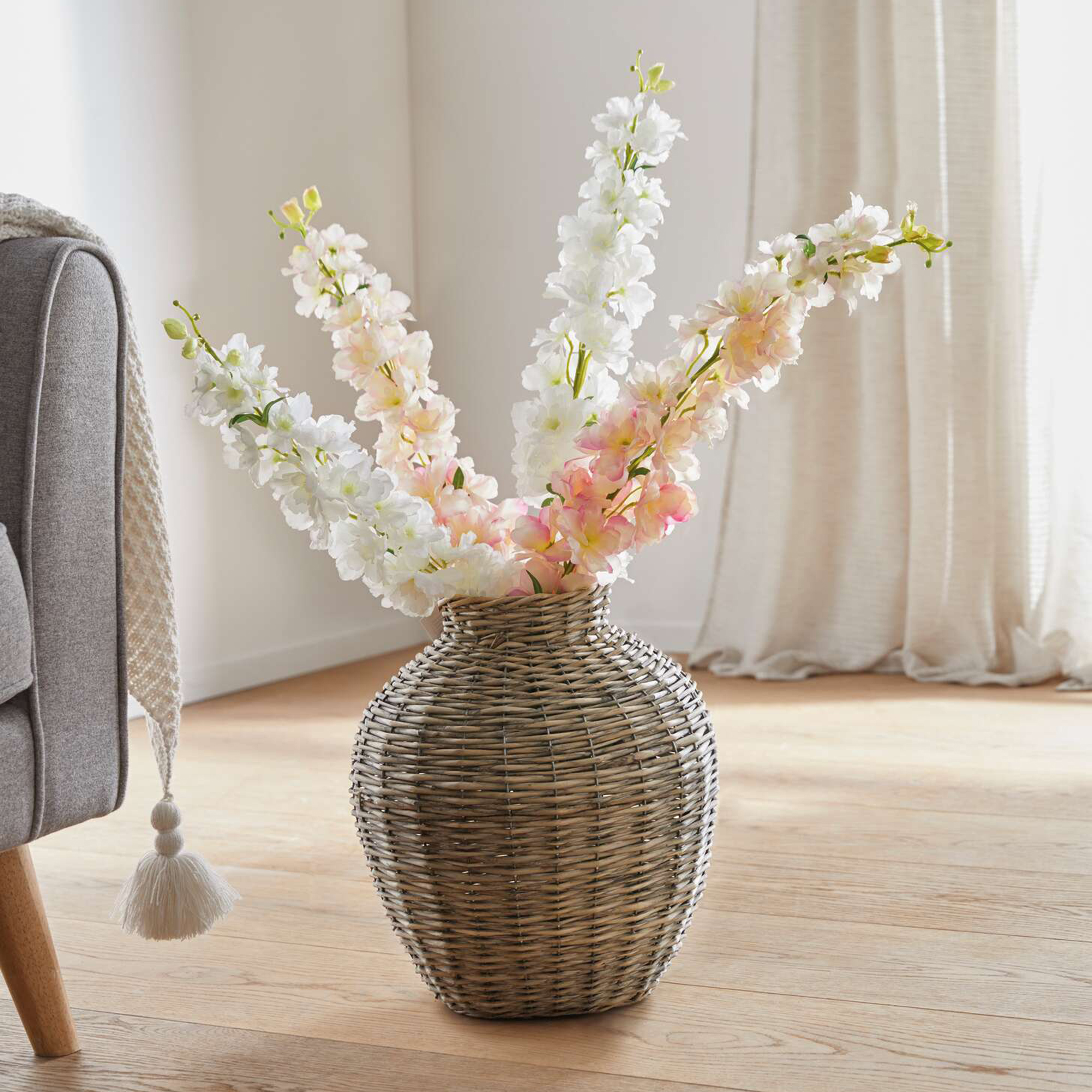 Kunstblume "Feldrittersporn", 2er Set  im Frank Flechtwaren Online Shop kaufen