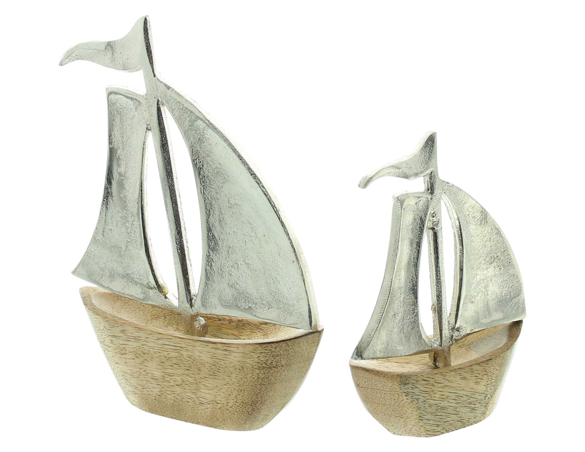 Segelboot "Sailing", 2er Set  im Frank Flechtwaren Online Shop für Dekofiguren kaufen