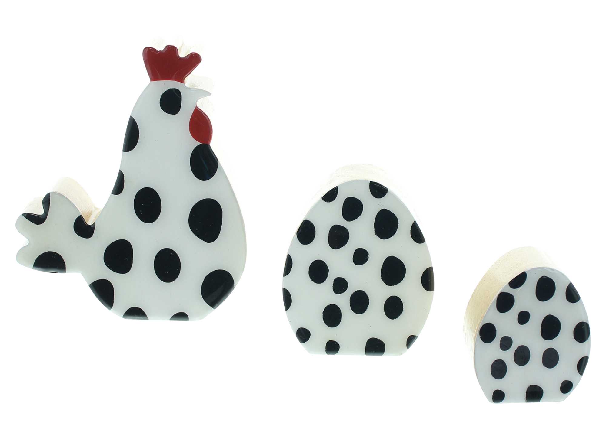 Osterdeko "Puntos", 3er Set  im Frank Flechtwaren Online Shop für Ostern kaufen