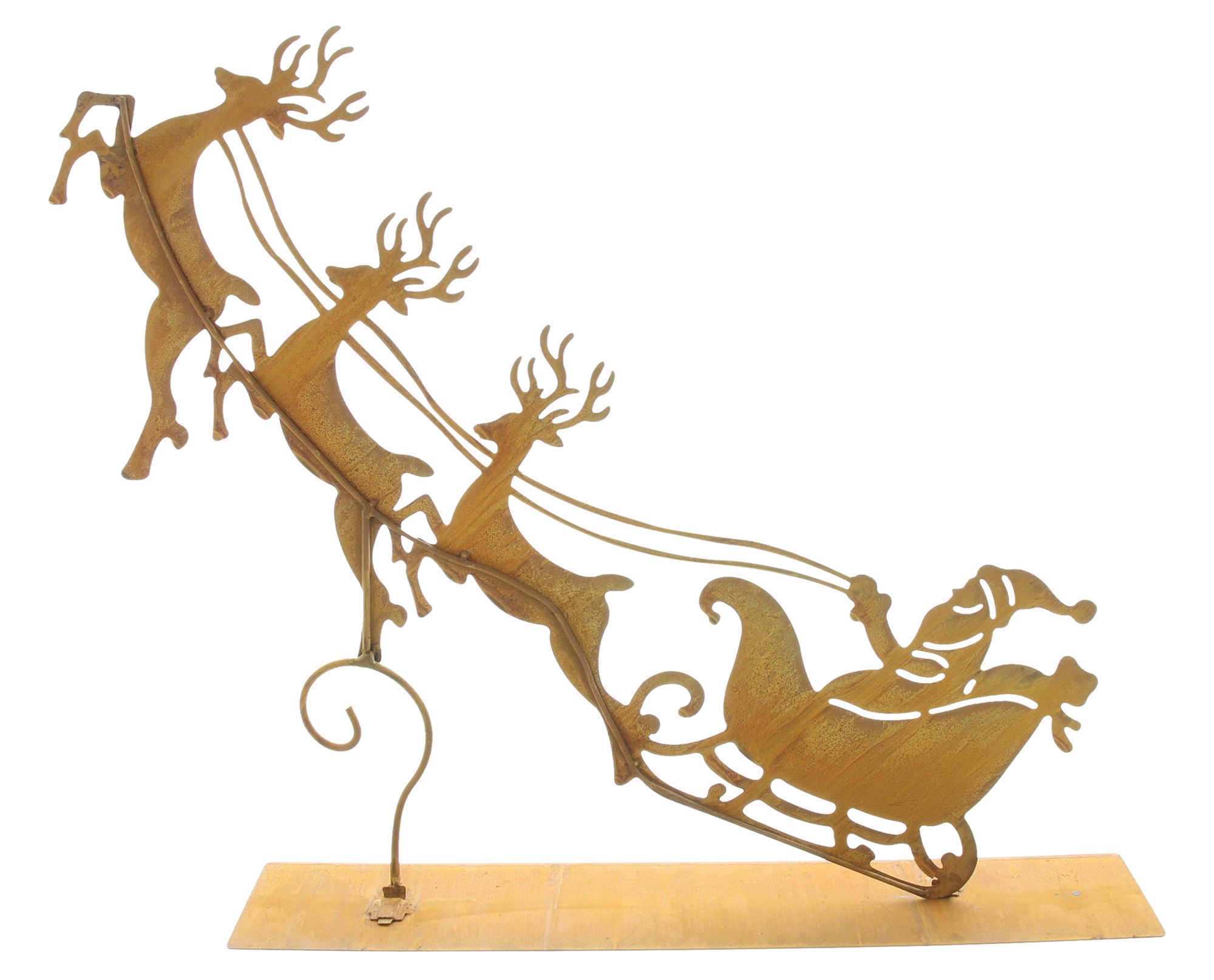 Metalldeko "Santa mit Schlitten" im Frank Flechtwaren Online Shop für Weihnachten kaufen Metalldeko "Santa mit Schlitten" im Frank Flechtwaren Online Shop für Weihnachten kaufen
