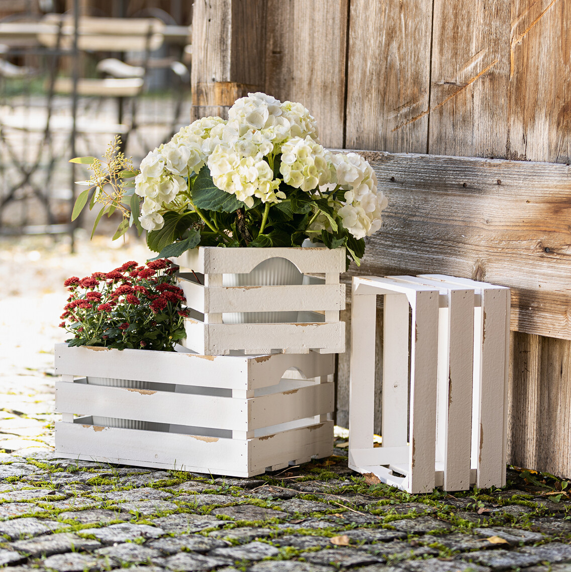 Universalkiste "Used-Look", 2er Set  im Frank Flechtwaren Online Shop für Kinderzimmer kaufen