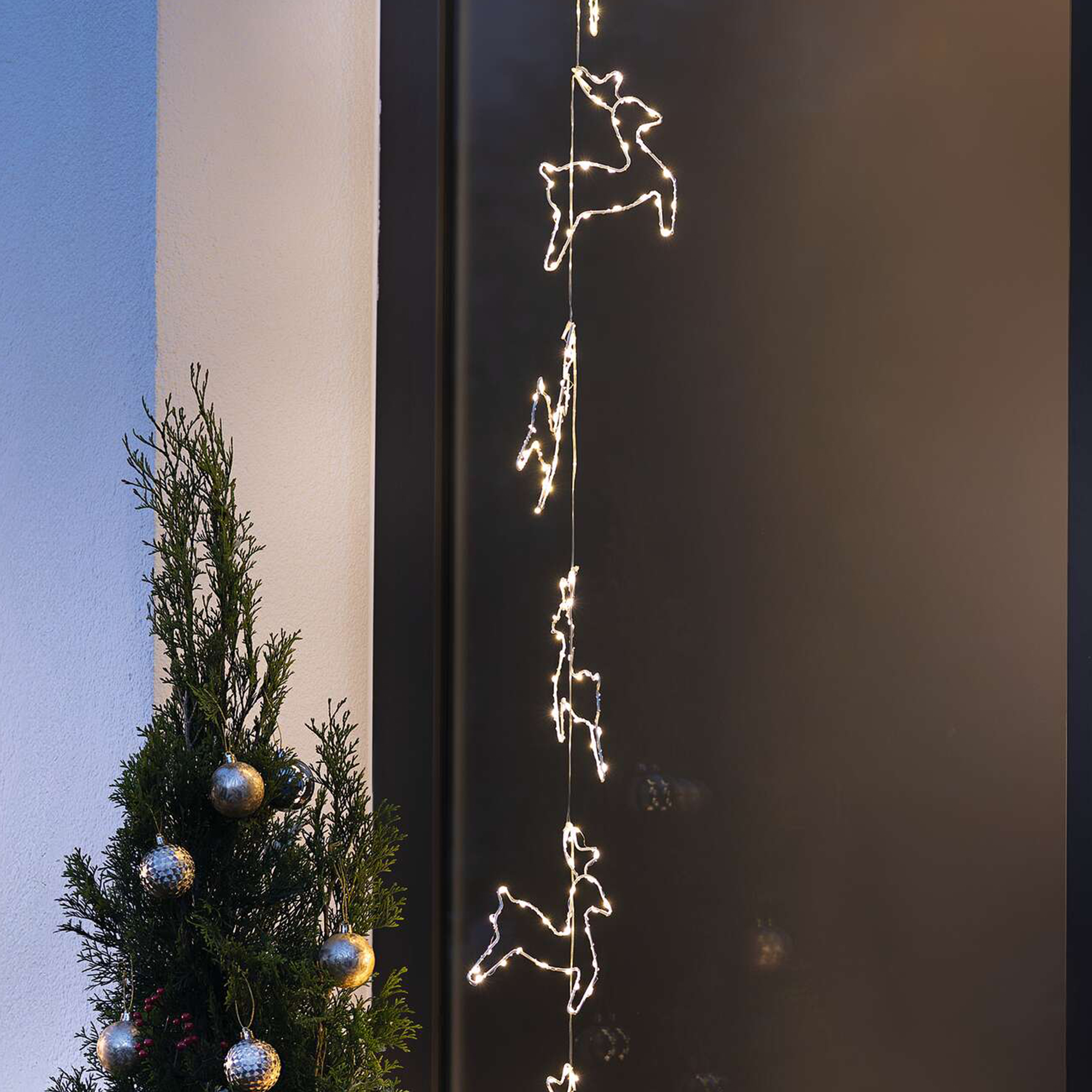 LED-Lichterkette "Rentiere"  im Frank Flechtwaren Online Shop kaufen