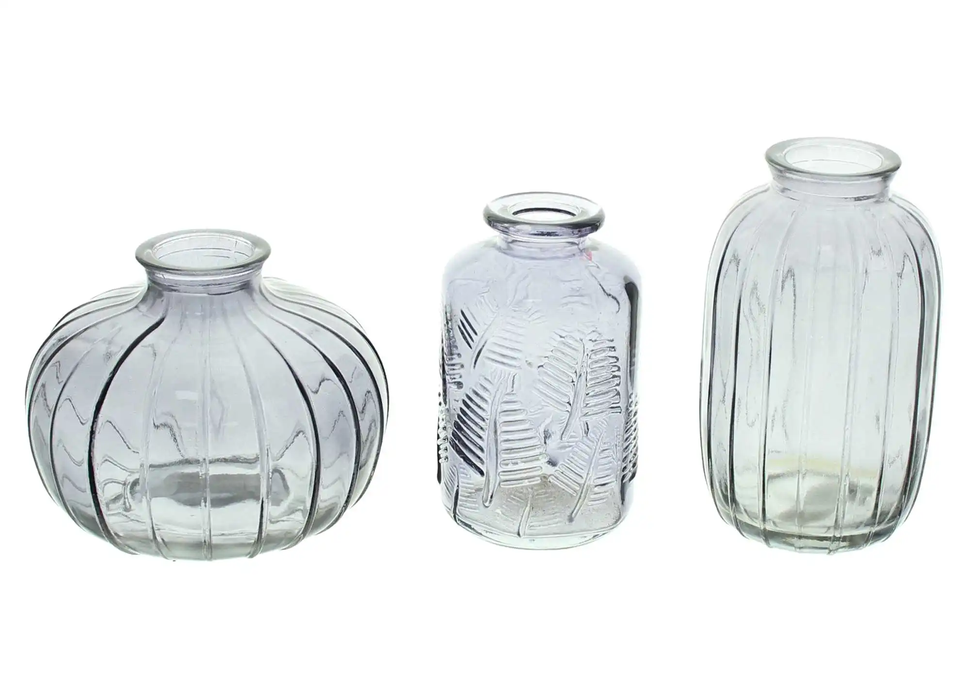Dekovase "Grau", 3er Set  im Frank Flechtwaren Online Shop kaufen