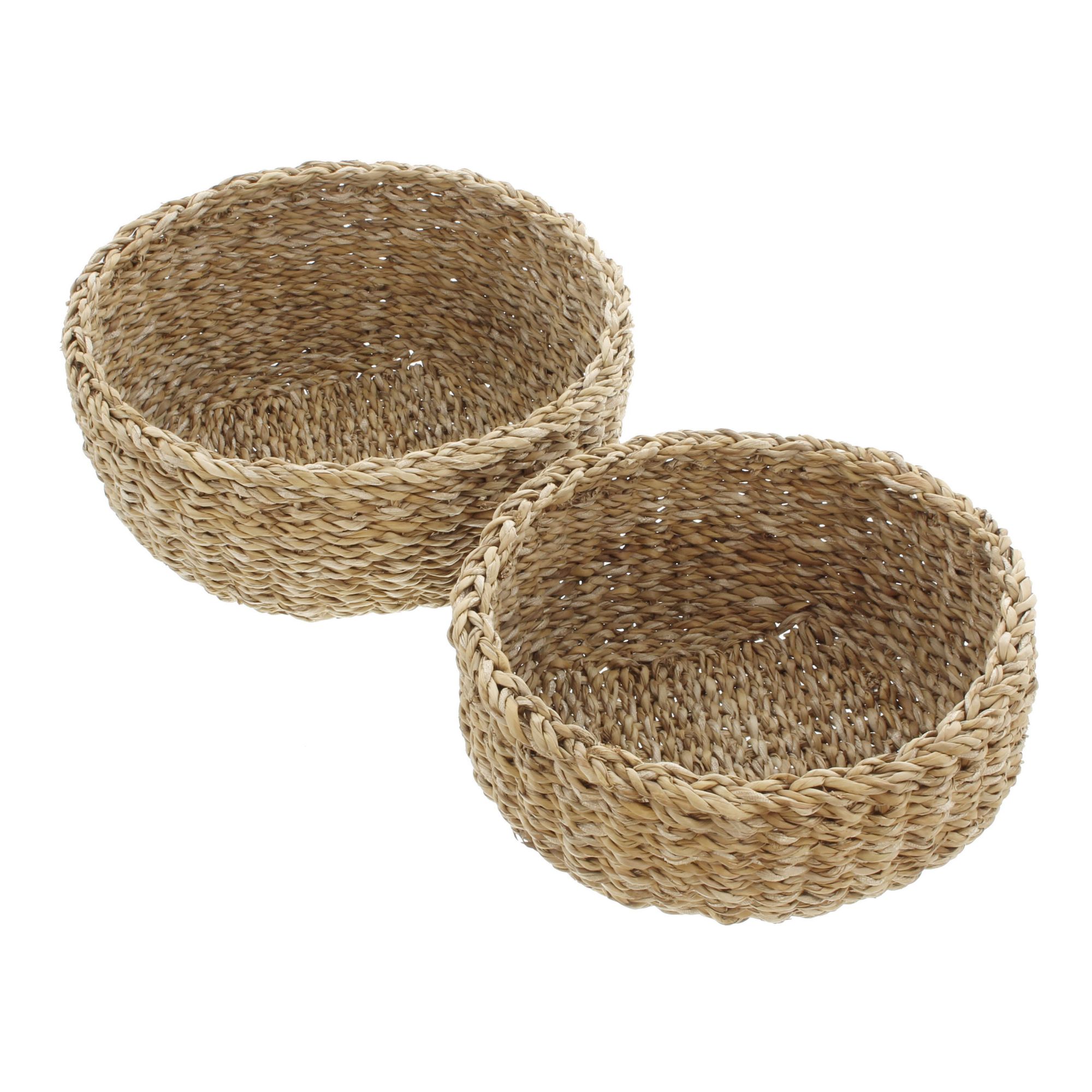 Schale "Seegras", rund, 2er Set im Frank Flechtwaren Online Shop für Badezimmer kaufen Schale "Seegras", rund, 2er Set im Frank Flechtwaren Online Shop für Badezimmer kaufen