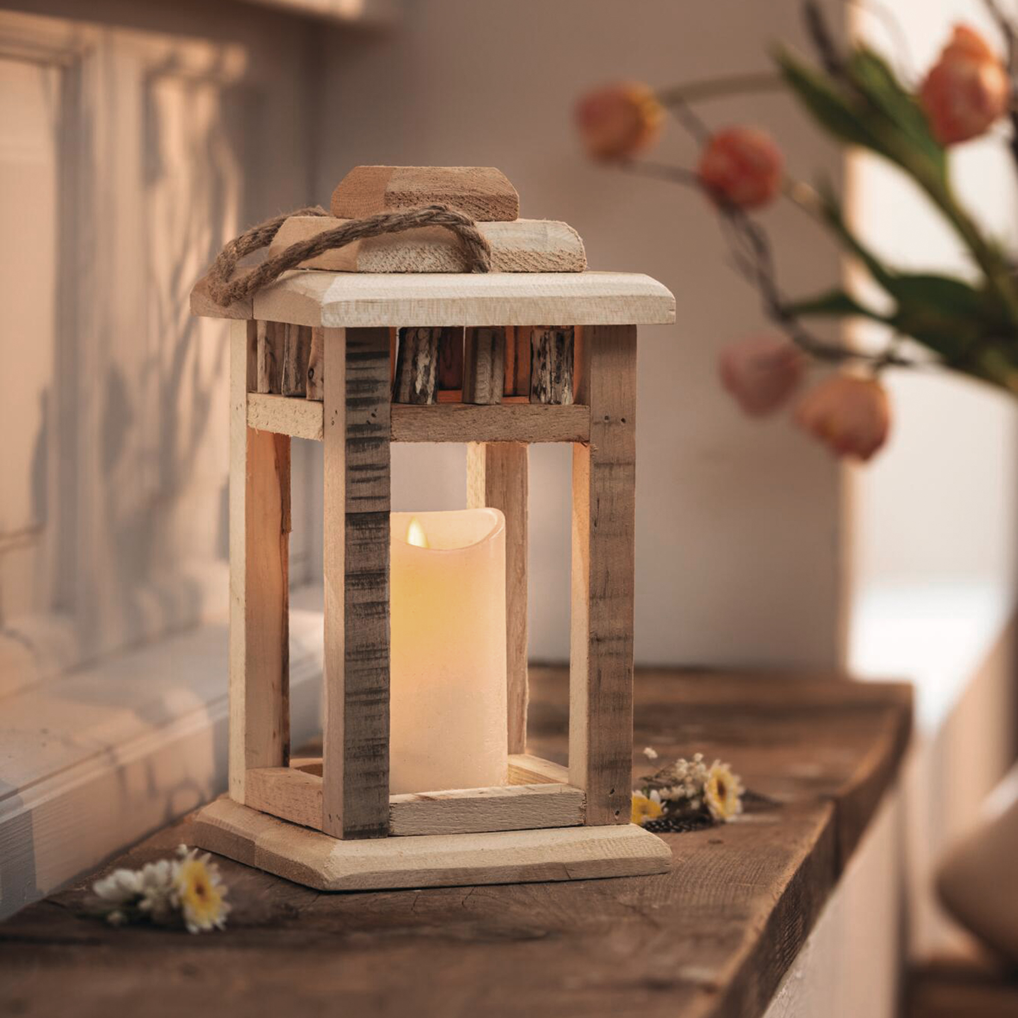 Laterne "Rustico"  im Frank Flechtwaren Online Shop kaufen
