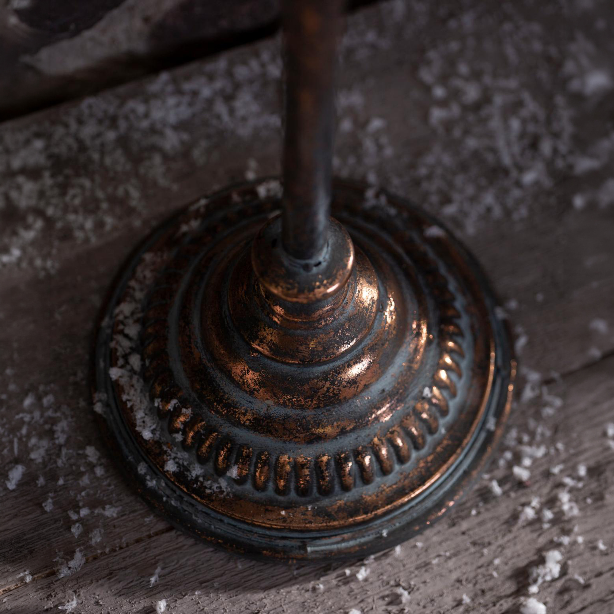 Stand-Laterne "Metallic Vintage"  im Frank Flechtwaren Online Shop für Laternen kaufen