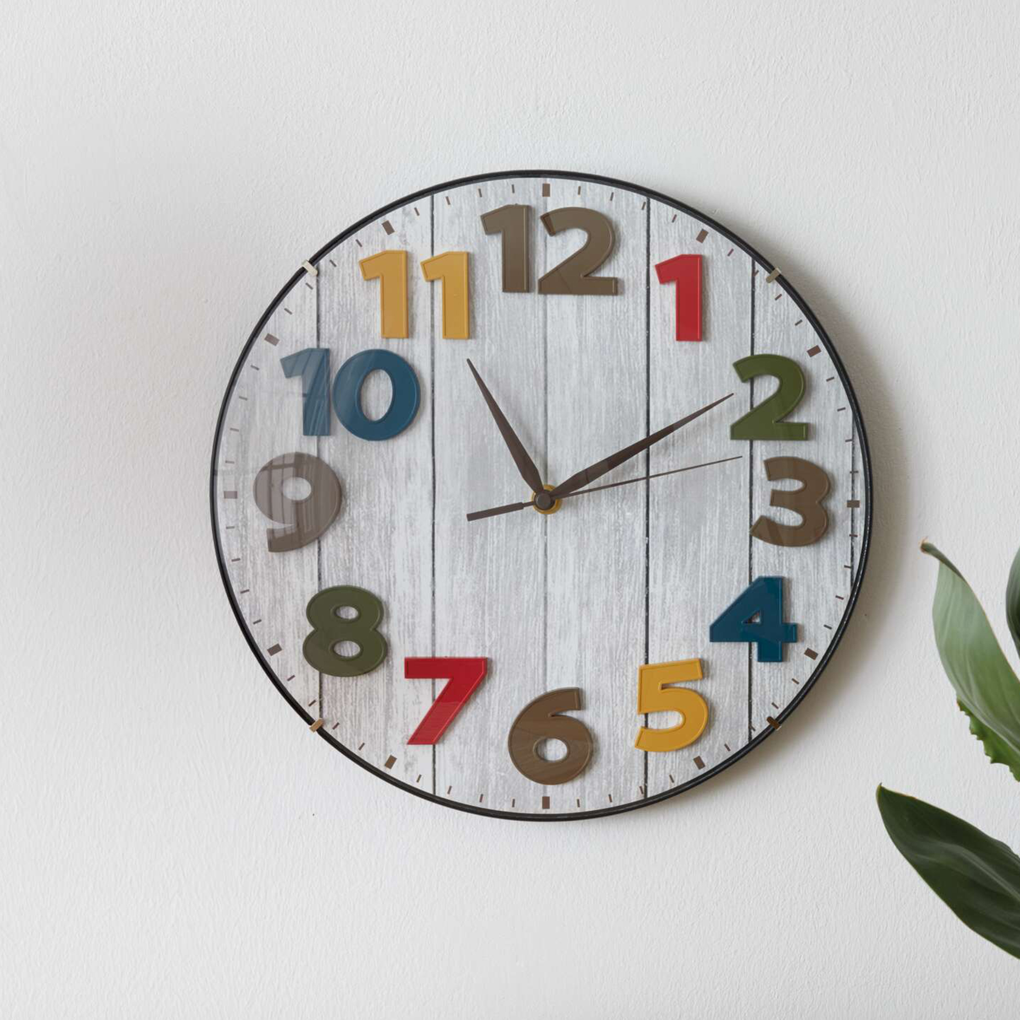 Wanduhr "Colorful"  im Frank Flechtwaren Online Shop kaufen