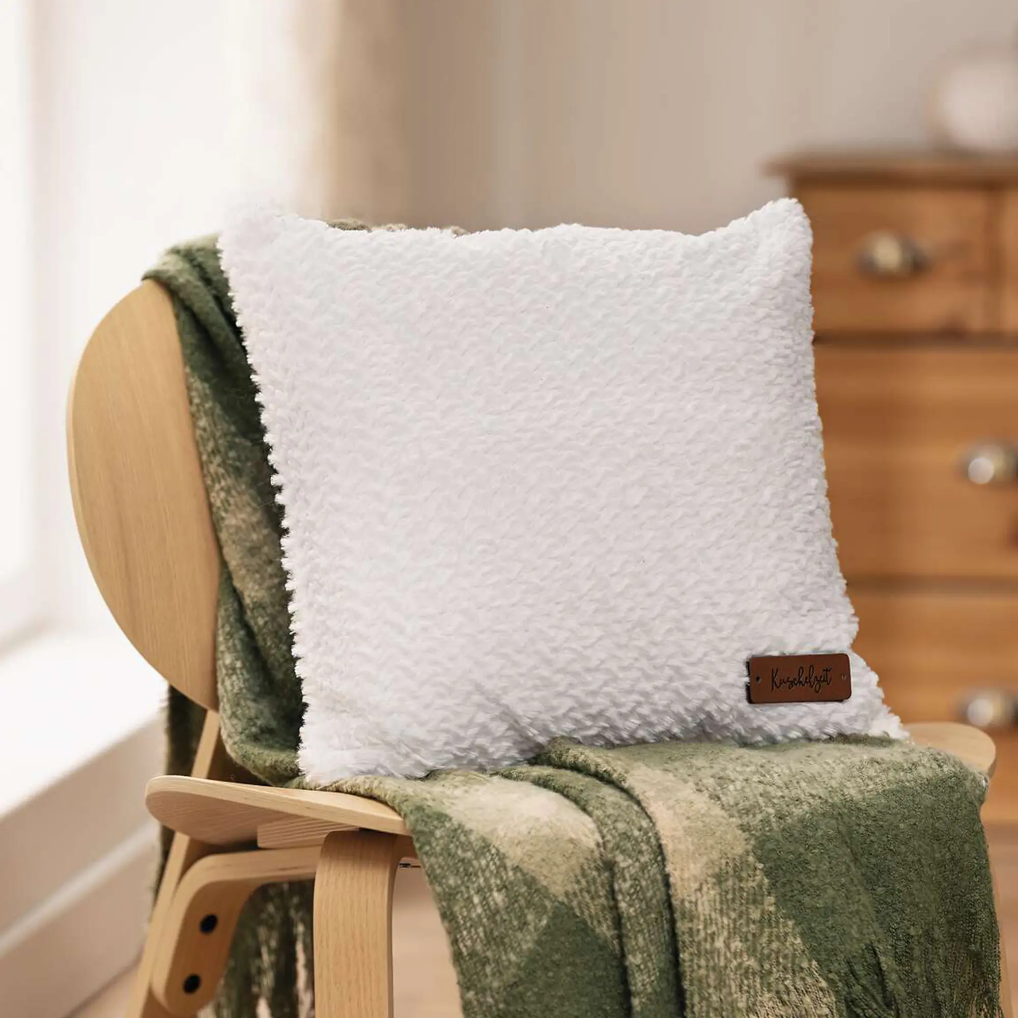 Kissenhülle "Kuschelzeit"  im Frank Flechtwaren Online Shop kaufen