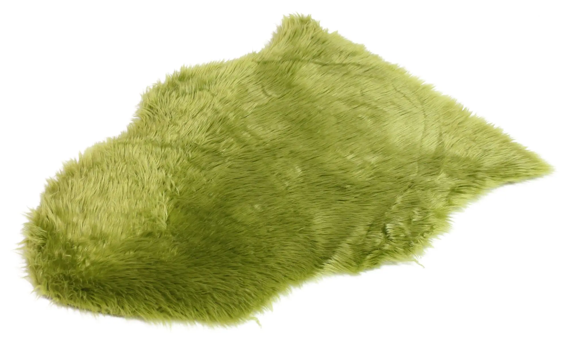 Kunstfell "Trend-Grün"  im Frank Flechtwaren Online Shop für Felle &amp; Kunstfelle kaufen