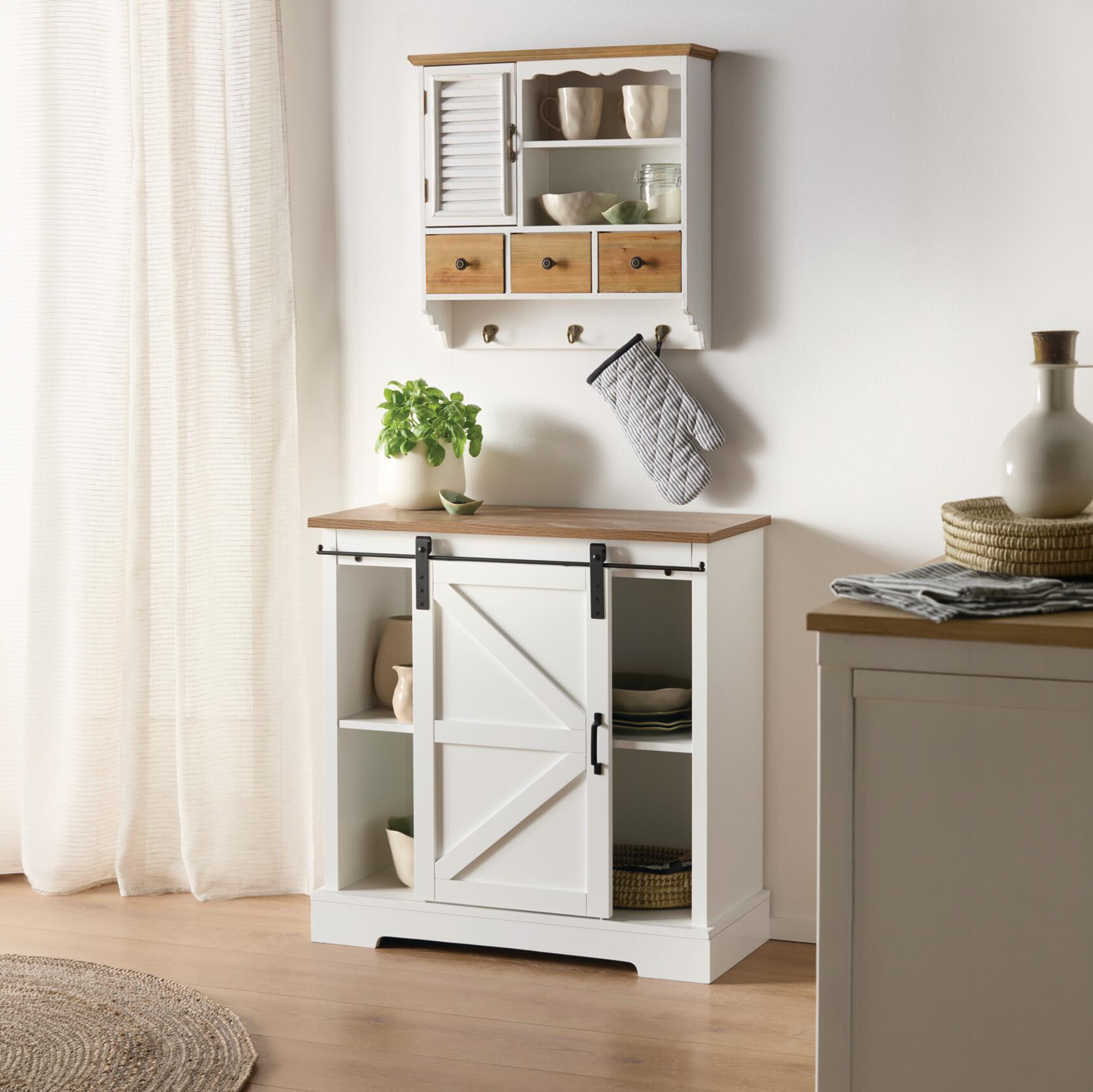 Sideboard "Landhaus"  im Frank Flechtwaren Online Shop für Kommoden kaufen