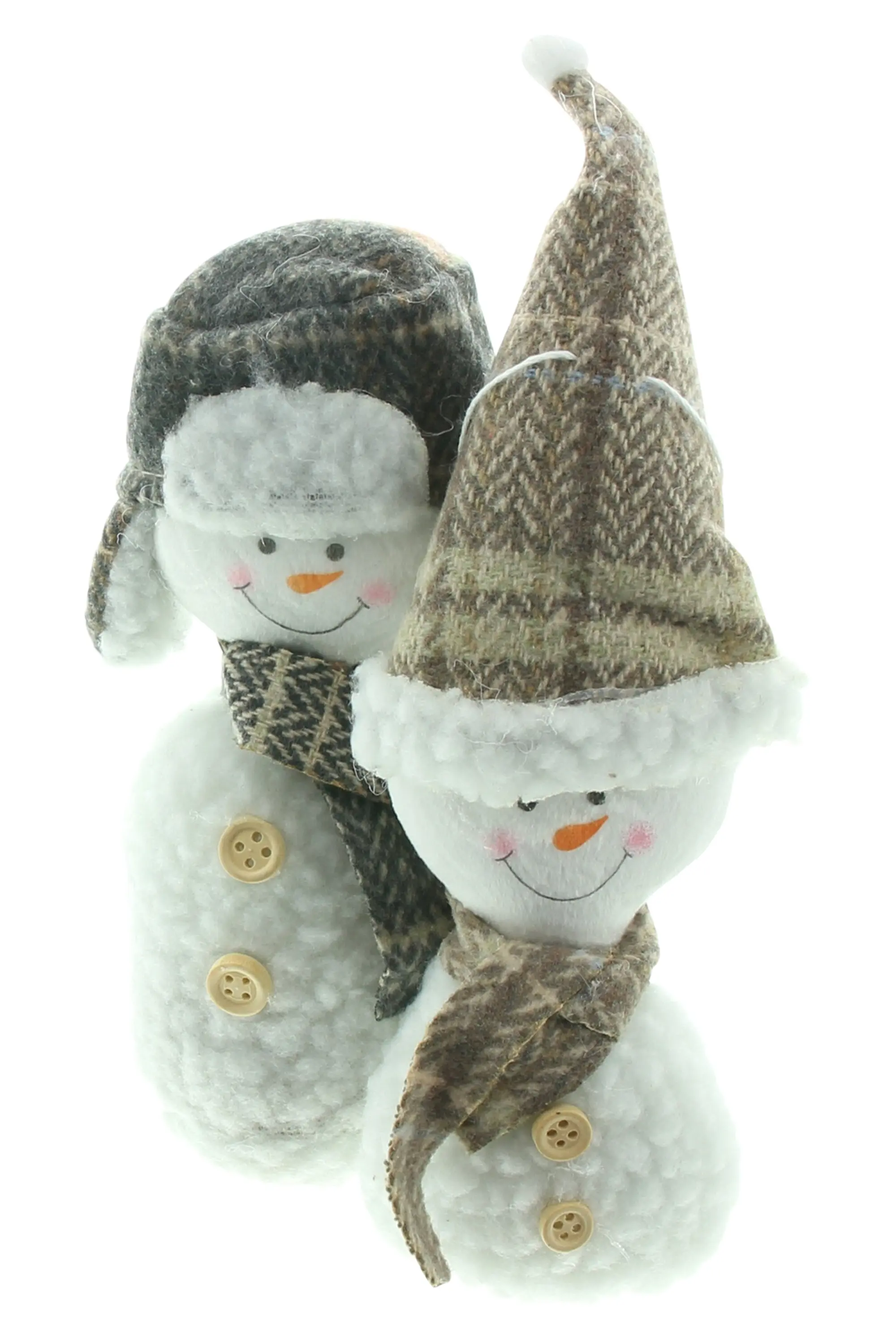 Schneemann "Mütze &amp; Schal", 2er Set  im Frank Flechtwaren Online Shop für Weihnachten kaufen