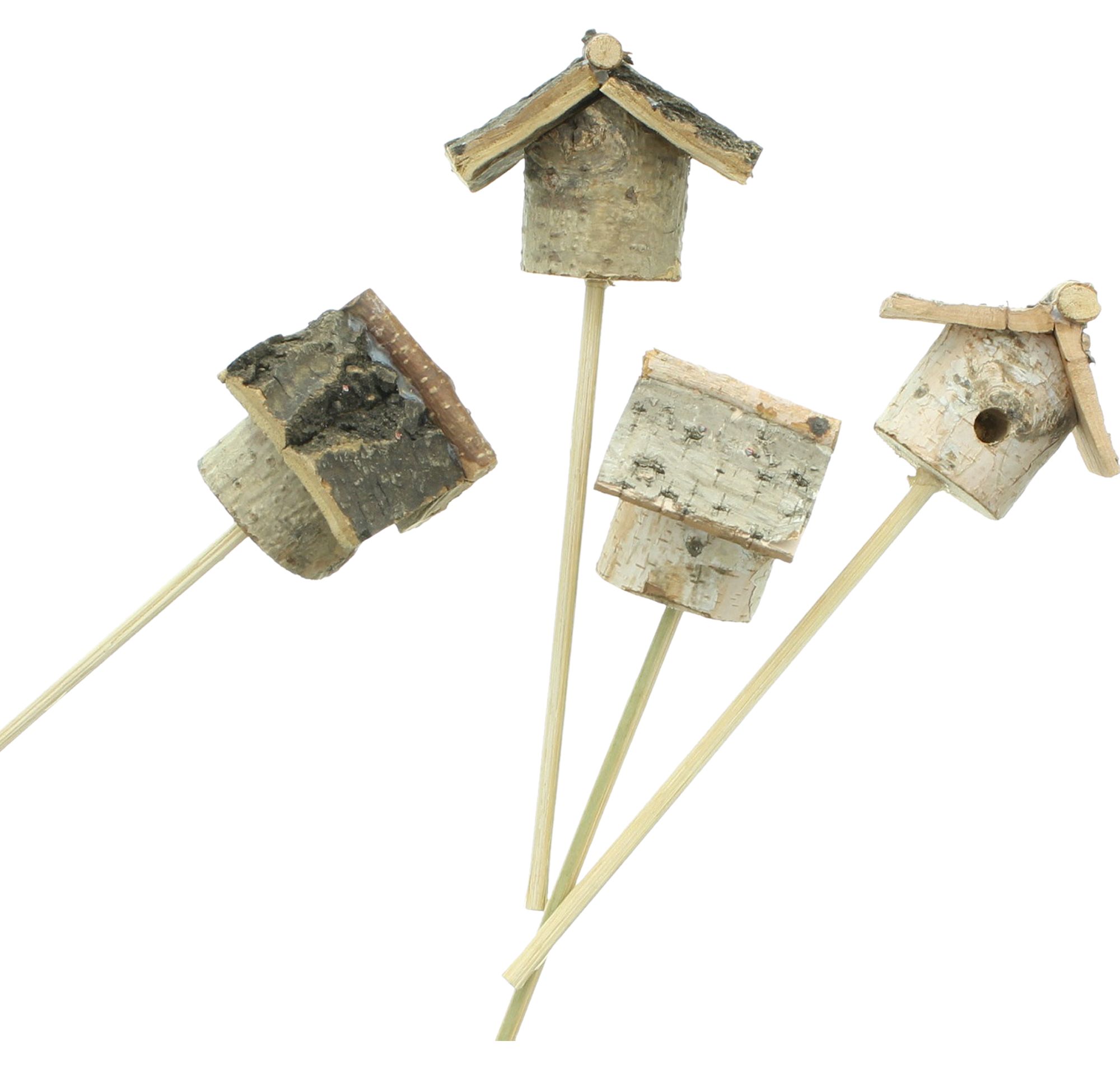 Stecker "Häuschen", 4er Set im Frank Flechtwaren Online Shop für Ostern kaufen Stecker "Häuschen", 4er Set im Frank Flechtwaren Online Shop für Ostern kaufen