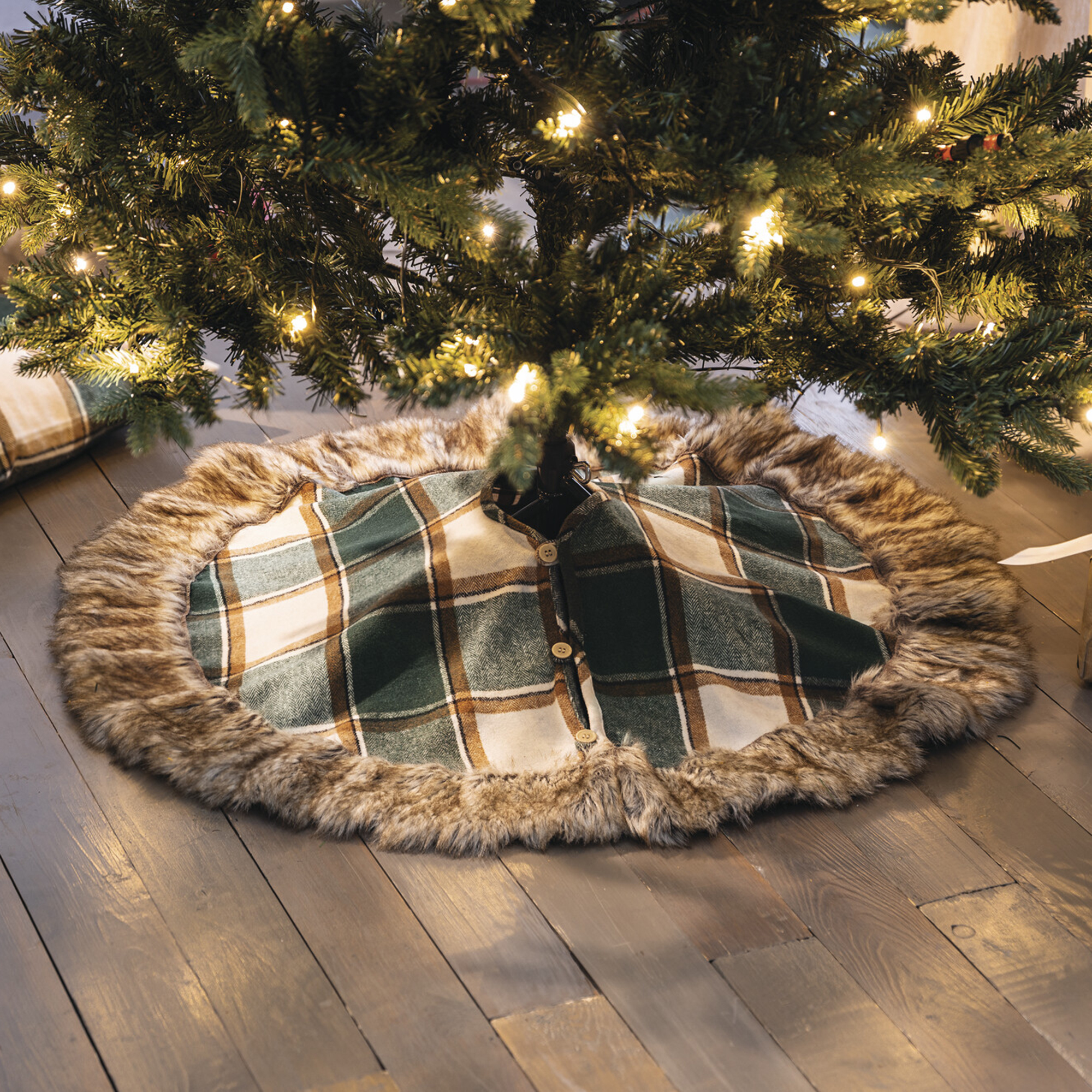 Christbaumdecke "Highland"  im Frank Flechtwaren Online Shop kaufen