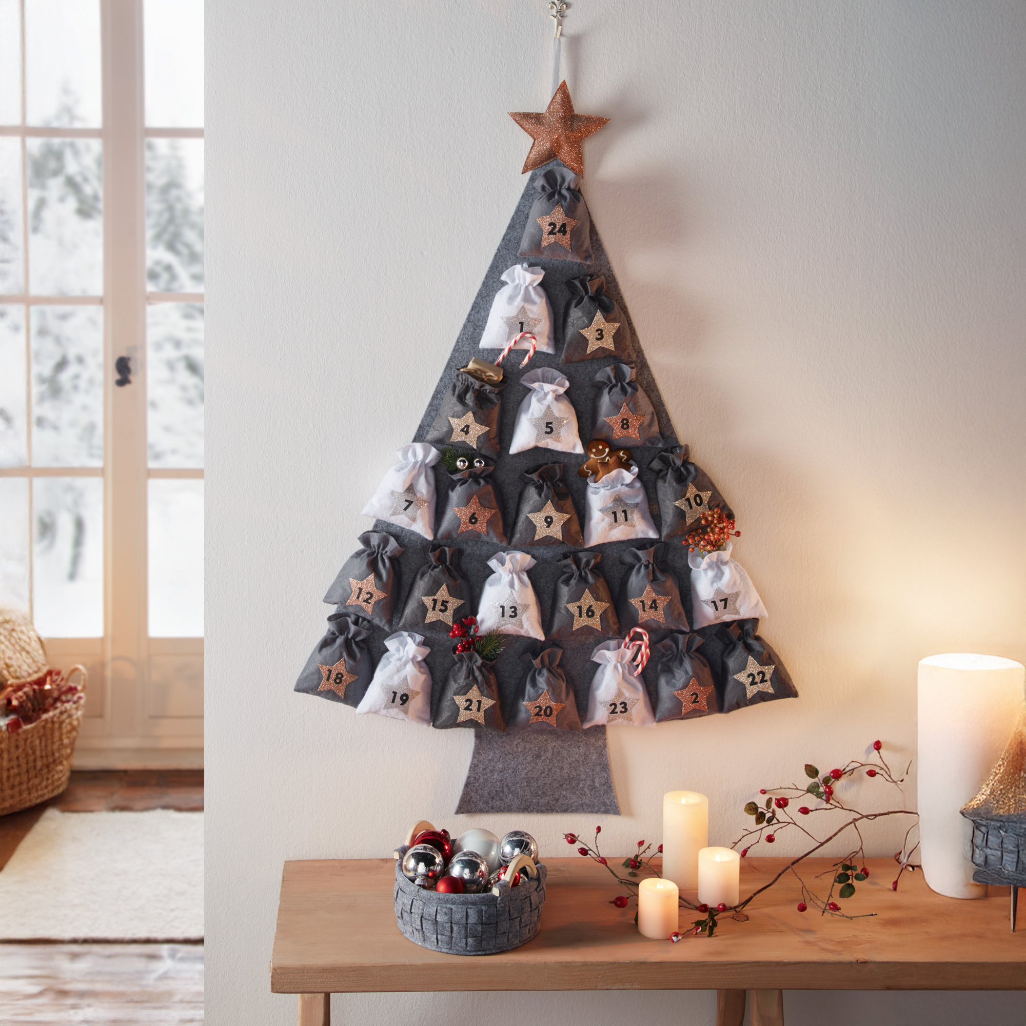 Adventskalender "Tannenbaum" im Frank Flechtwaren Online Shop für Weihnachten kaufen Adventskalender "Tannenbaum" im Frank Flechtwaren Online Shop für Weihnachten kaufen