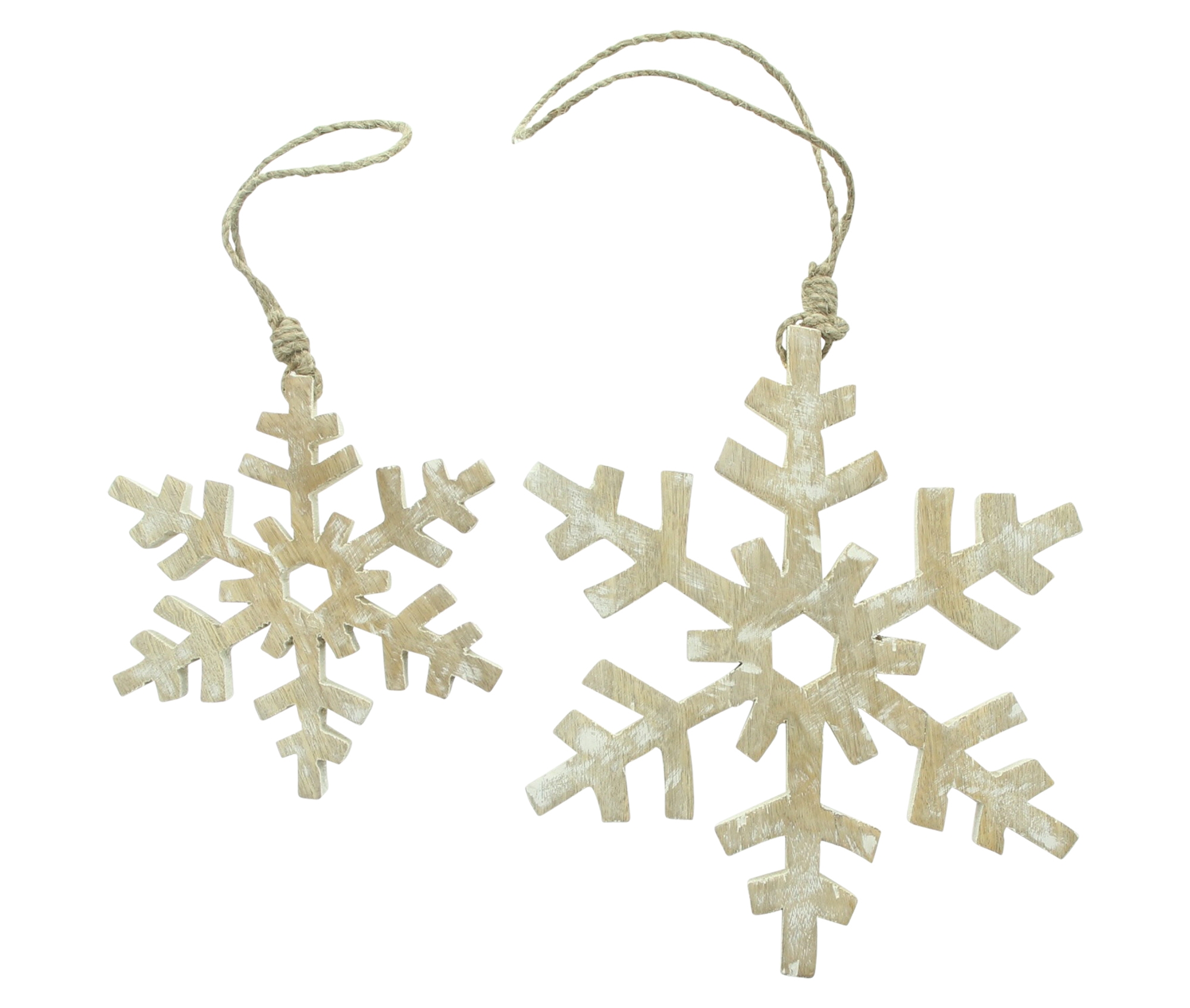 Hänger "Schneeflocke", 2er Set  im Frank Flechtwaren Online Shop für Gerade eingetroffen kaufen