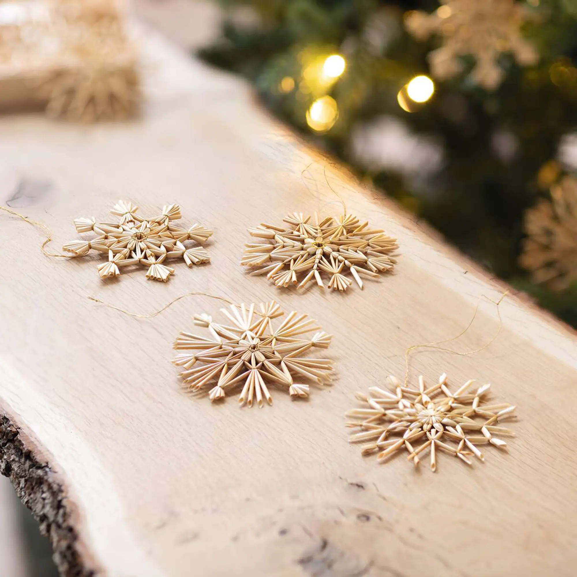 Strohsterne "Tradition", 20er Set  im Frank Flechtwaren Online Shop kaufen