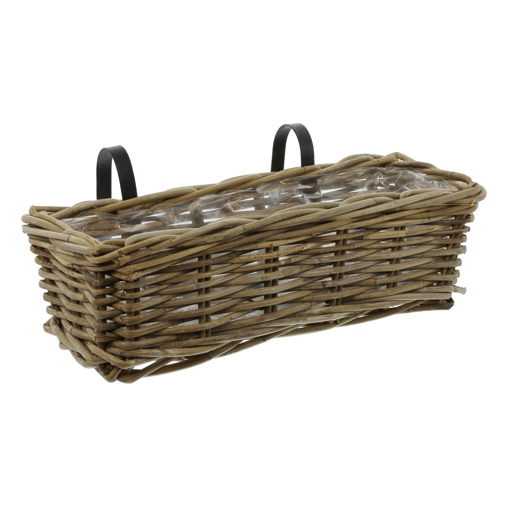 Balkonpflanzer "Rattan", mittel im Frank Flechtwaren Online Shop für Pflanztöpfe kaufen Balkonpflanzer "Rattan", mittel im Frank Flechtwaren Online Shop für Pflanztöpfe kaufen