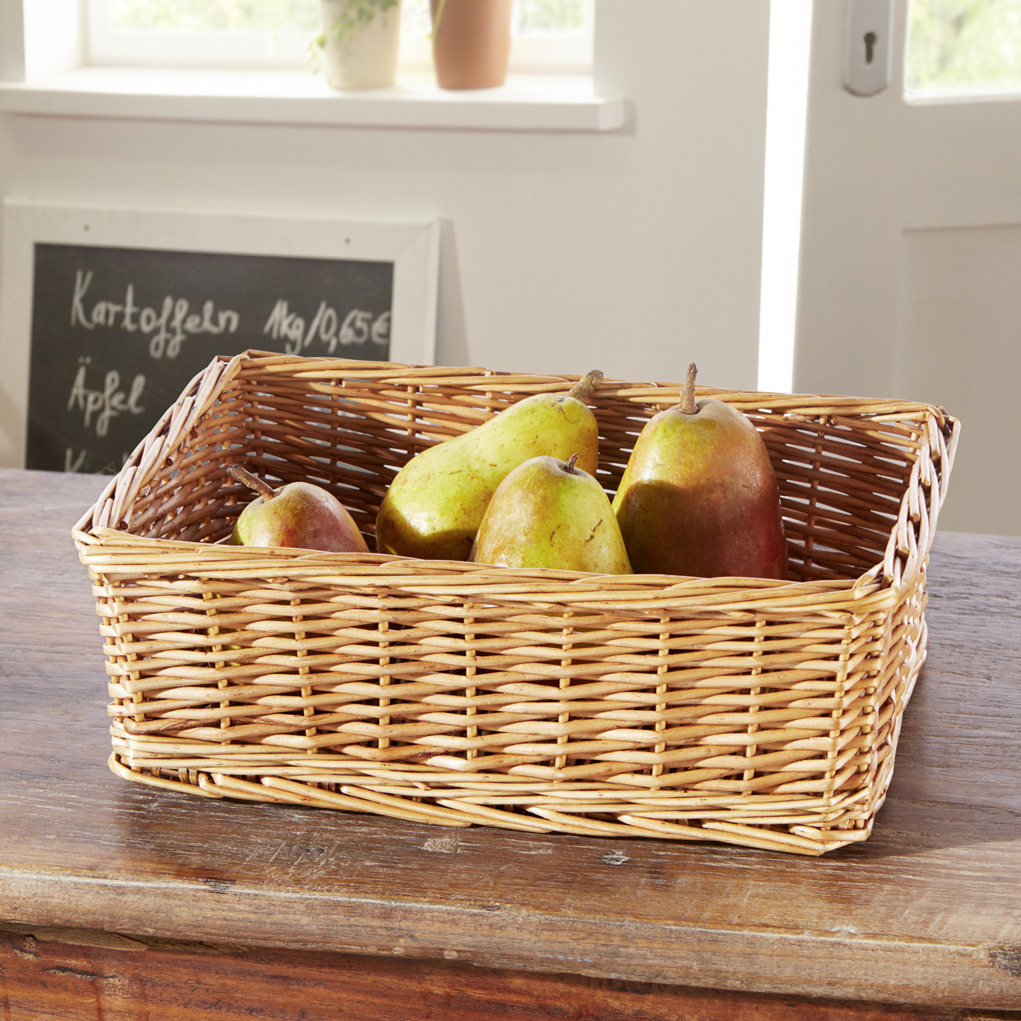 Regalkorb "Natur", klein  im Frank Flechtwaren Online Shop kaufen
