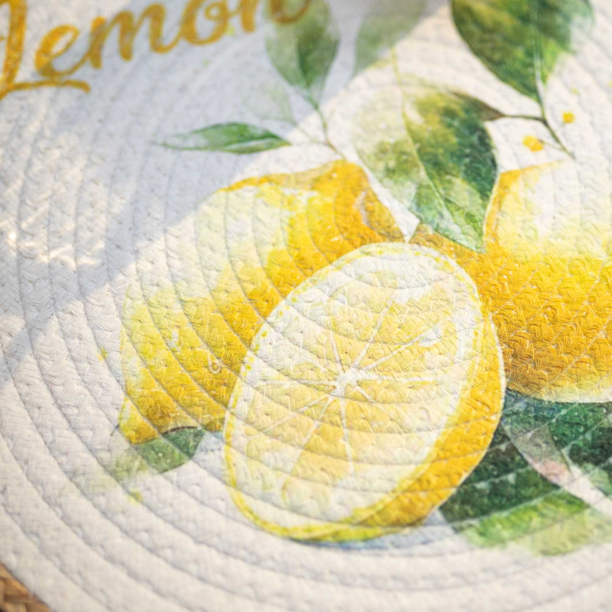 Platzmatte "Lemon", 2er Set  im Frank Flechtwaren Online Shop für Tischsets kaufen