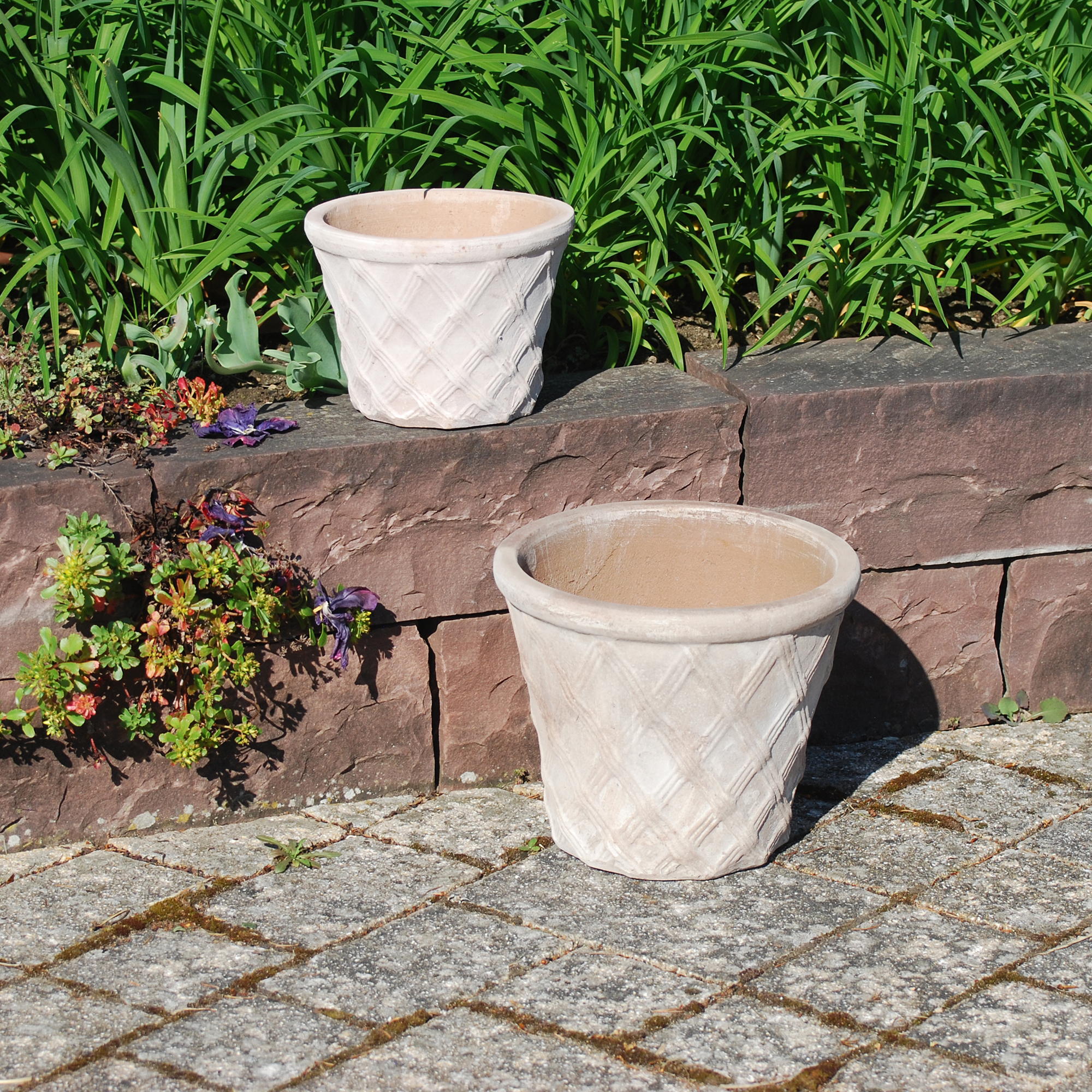 Pflanztopf "Rauten", 2er Set  im Frank Flechtwaren Online Shop kaufen