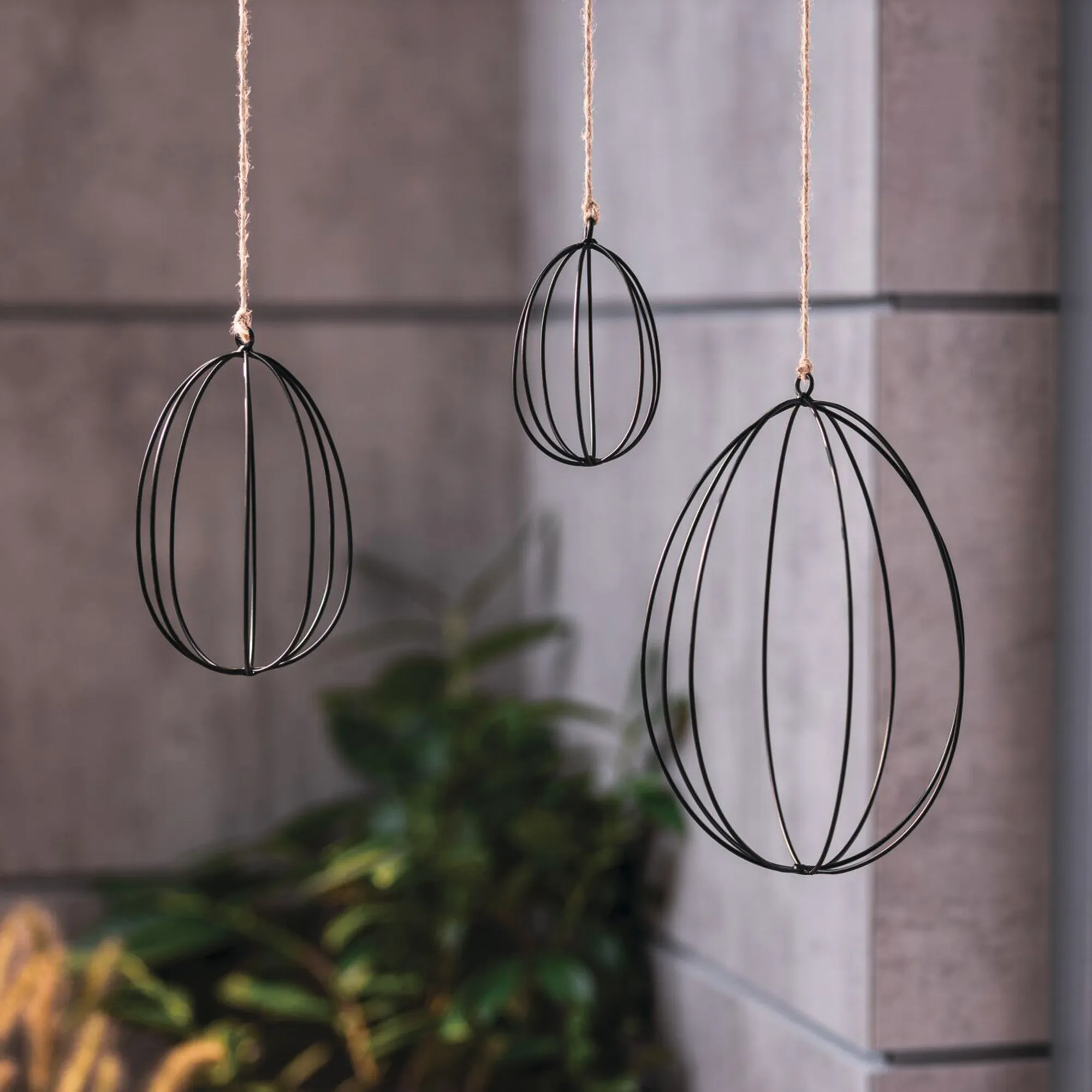 Dekohänger "Osterei", 3er Set  im Frank Flechtwaren Online Shop für Dekoringe kaufen