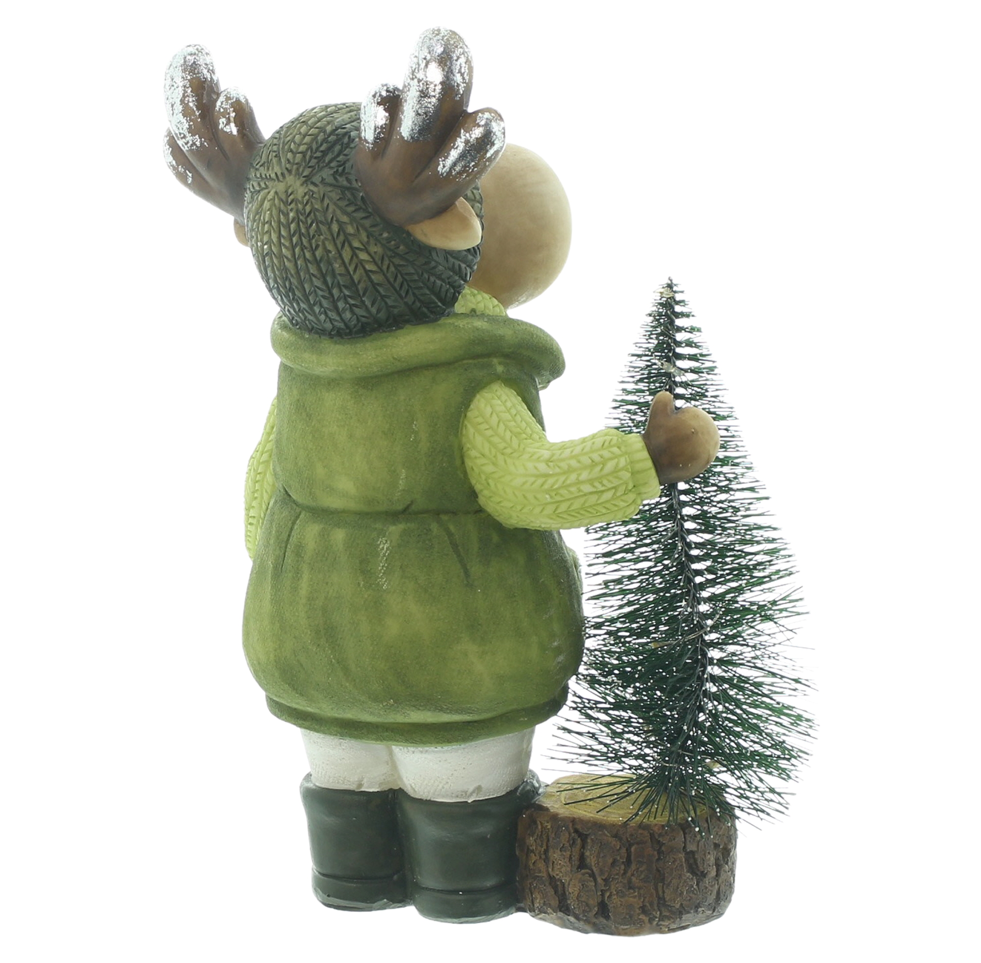LED-Elch "Tannenbaum"  im Frank Flechtwaren Online Shop für Weihnachten kaufen